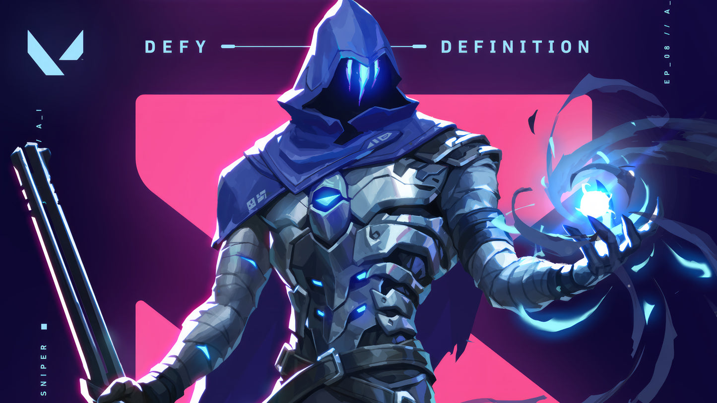 Jason Marnocha signed Valorant Omen Image #2 (8x10, 11x17) Pre-Order