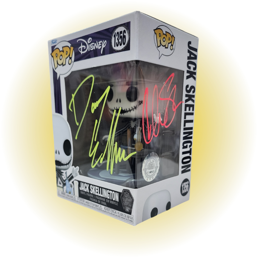 Danny Elfman & Chris Sarandon Signature Series: Disney NBC Jack Skellington Funko #1356 (#/50)