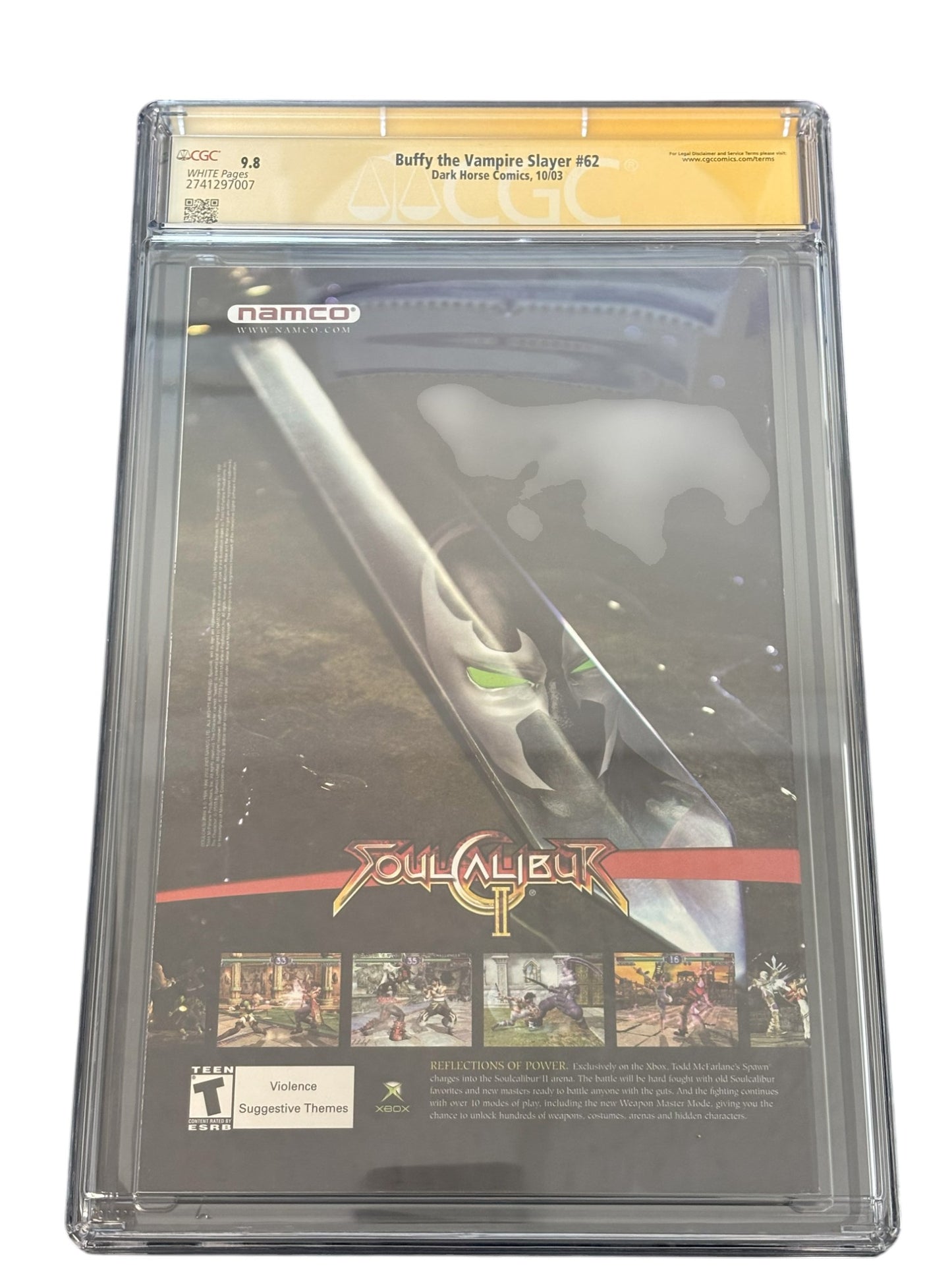 Sarah Michelle Gellar Autographed 2003 Buffy the Vampire Slayer #62 Brian Horton Cover and Art Variant CGC SS 9.8