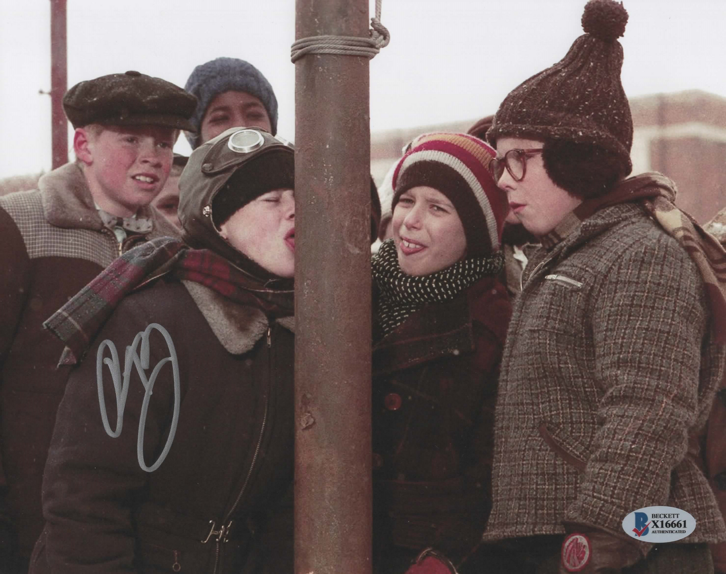 Peter Billingsley signed 8x10 A Christmas Story photo 1B Beckett authenticated autograph