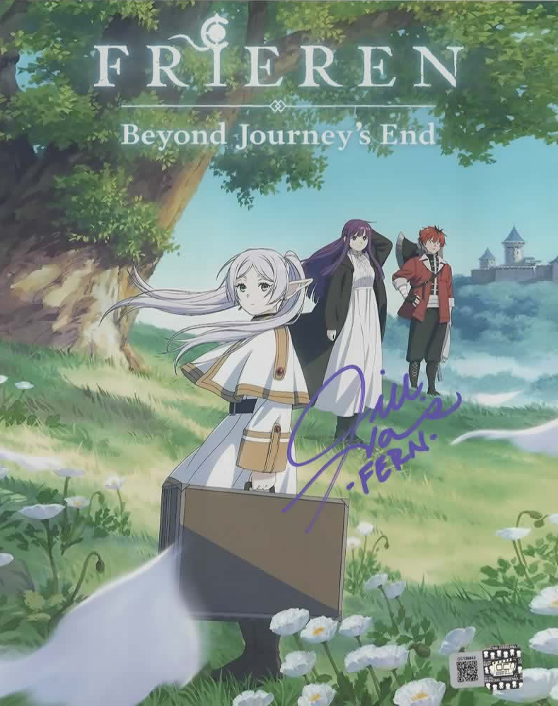 Jill Harris signed 8x10 Frieren Beyond Journey's End Photo