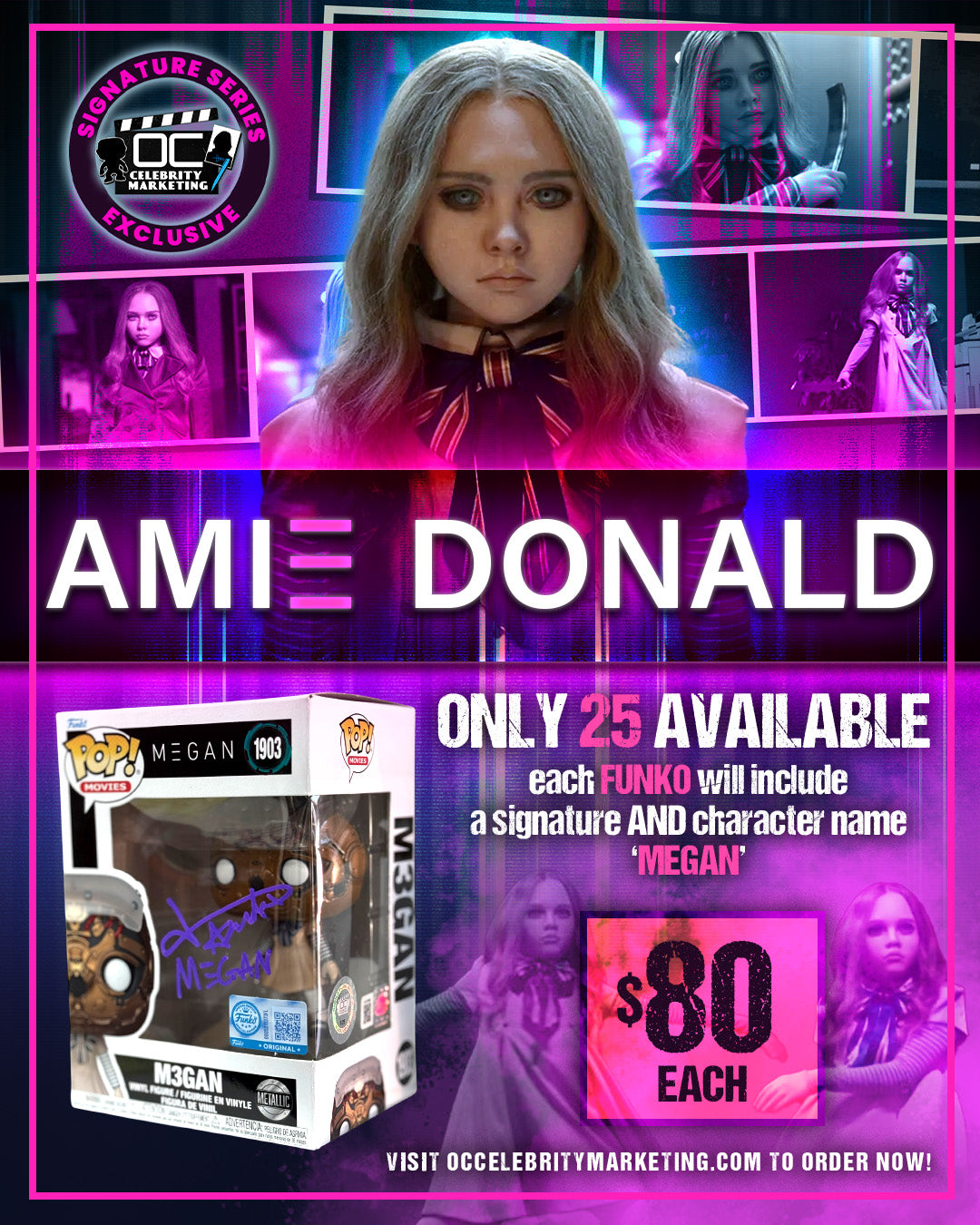 Amie Donald: Funko Special Edition MEGAN Funko Pop! #1903 (#/25)