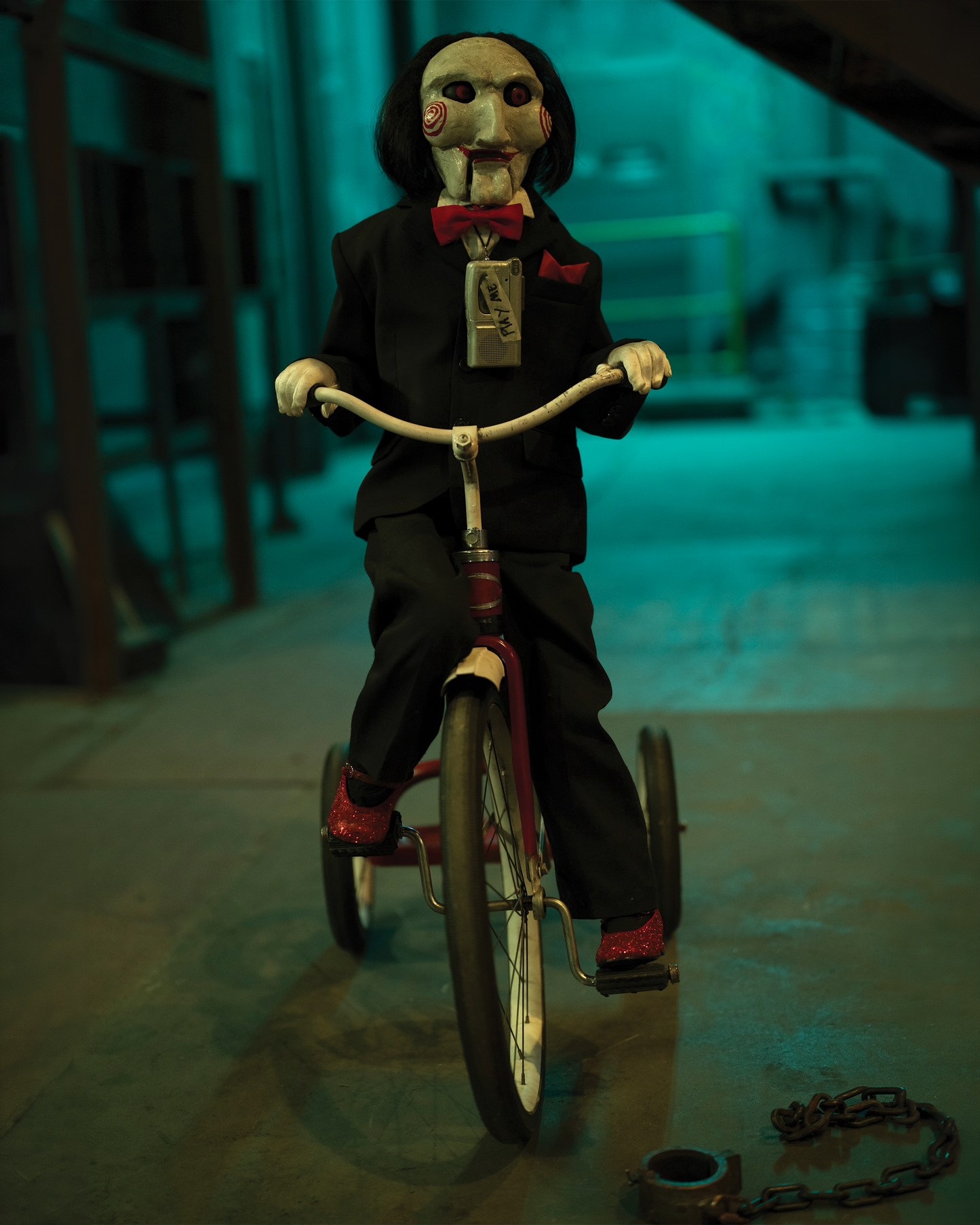 Tobin Bell Signed Billy Puppet – Tricycle Front View Photo (8x10, 11x14) Pre-Order