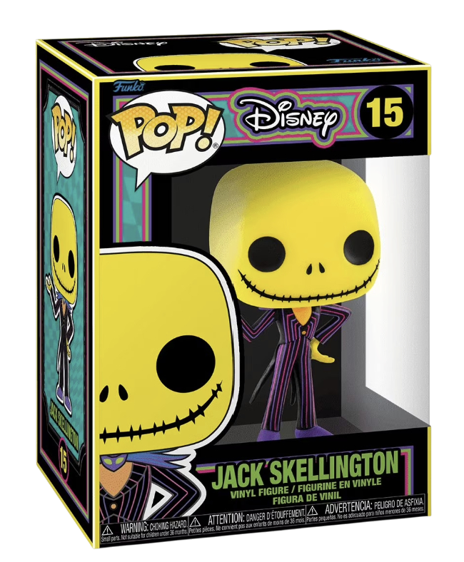 Chris Sarandon signed The Nightmare Before Christmas Jack Skellington (Blacklight) Funko Pop! #15 (Pre-Order)