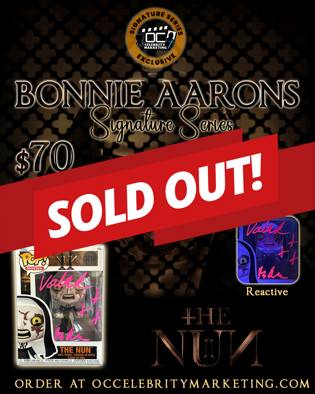 Bonnie Aarons Signature Series: The Nun II The Nun Funko Pop! #1710 (#/10)