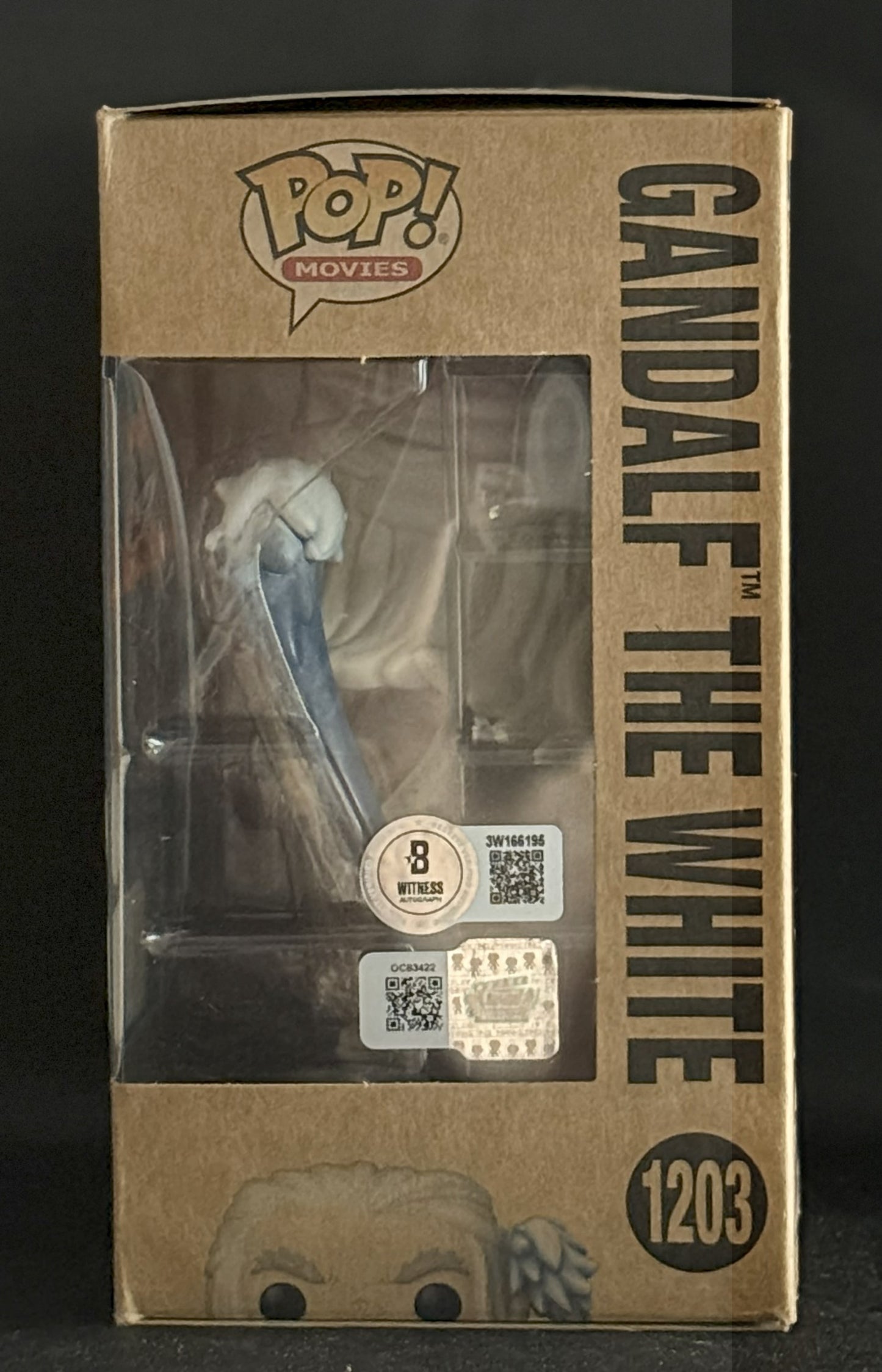 Ian McKellen signed LOTR Box Lunch Earth Day Exclusive Gandalf The White Funko Pop! #1203