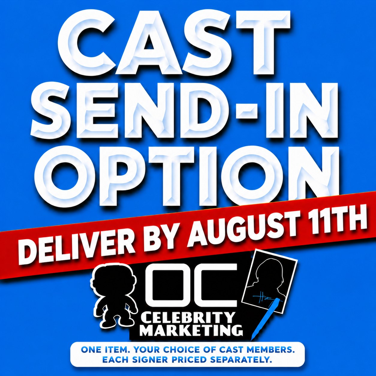 Sound of Music Cast Send-In Option (Pre-Order)