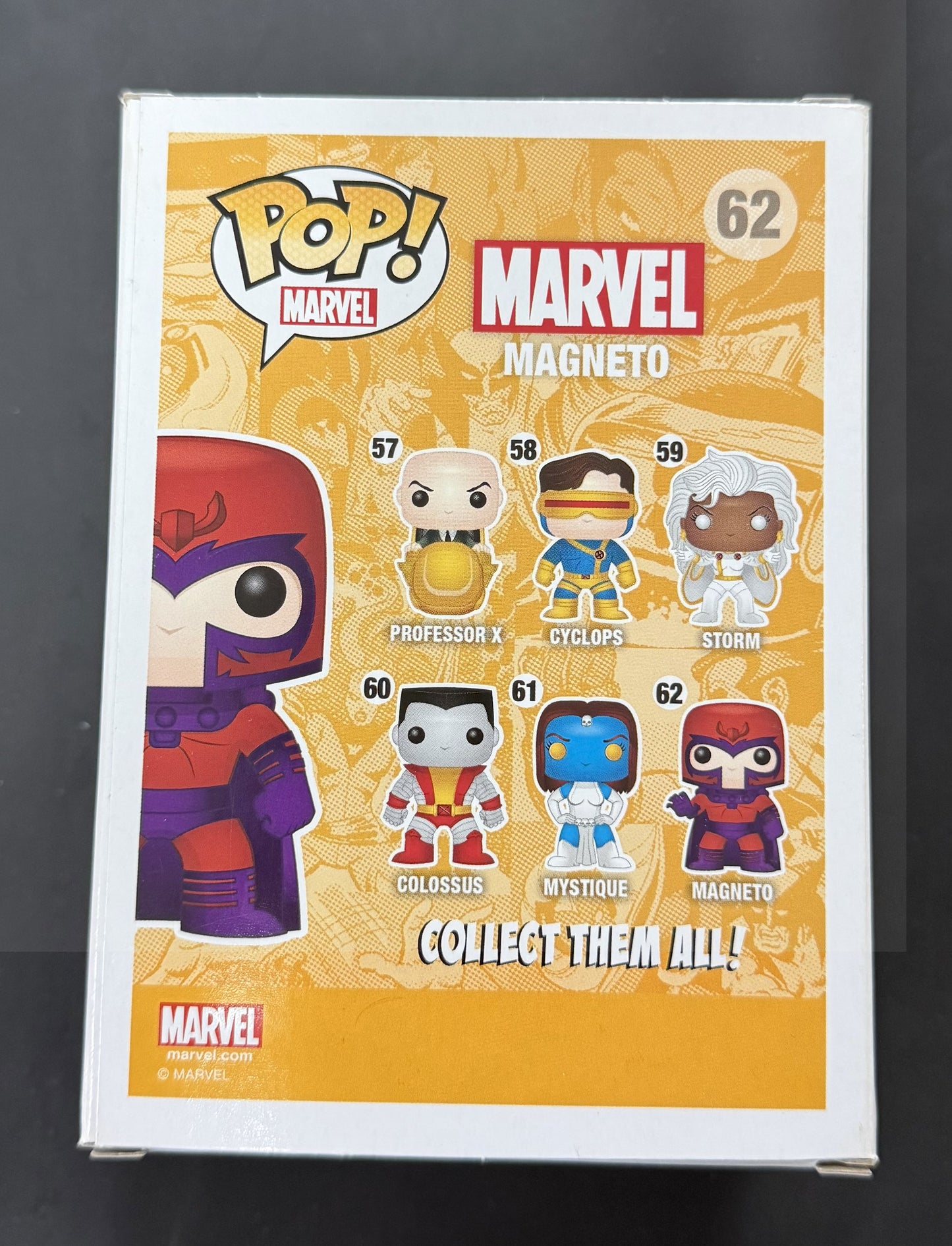 Ian McKellen signed Marvel X-Men Magneto Funko Pop! #62 (A)