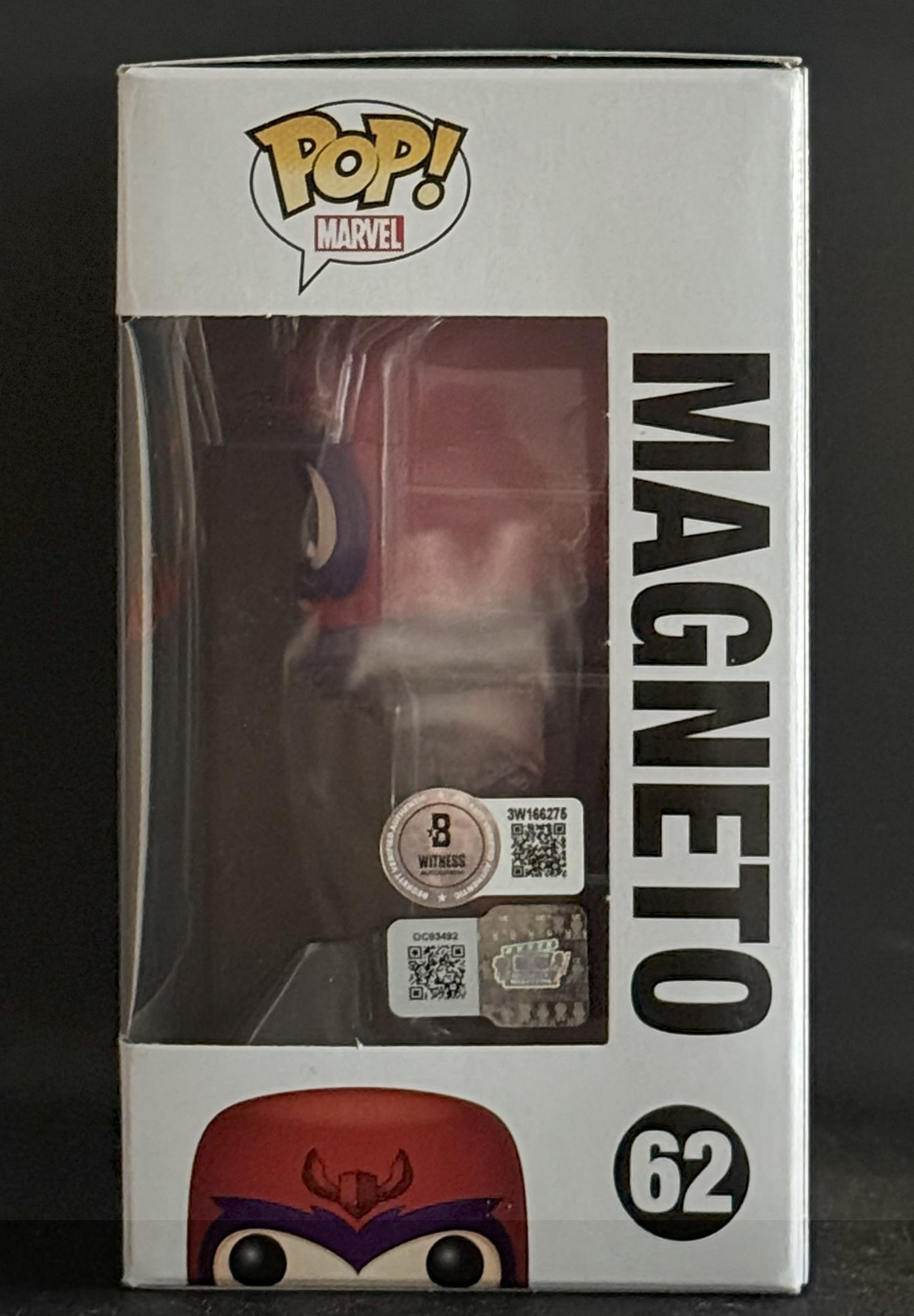 Ian McKellen signed Marvel X-Men Magneto Funko Pop! #62 (B)