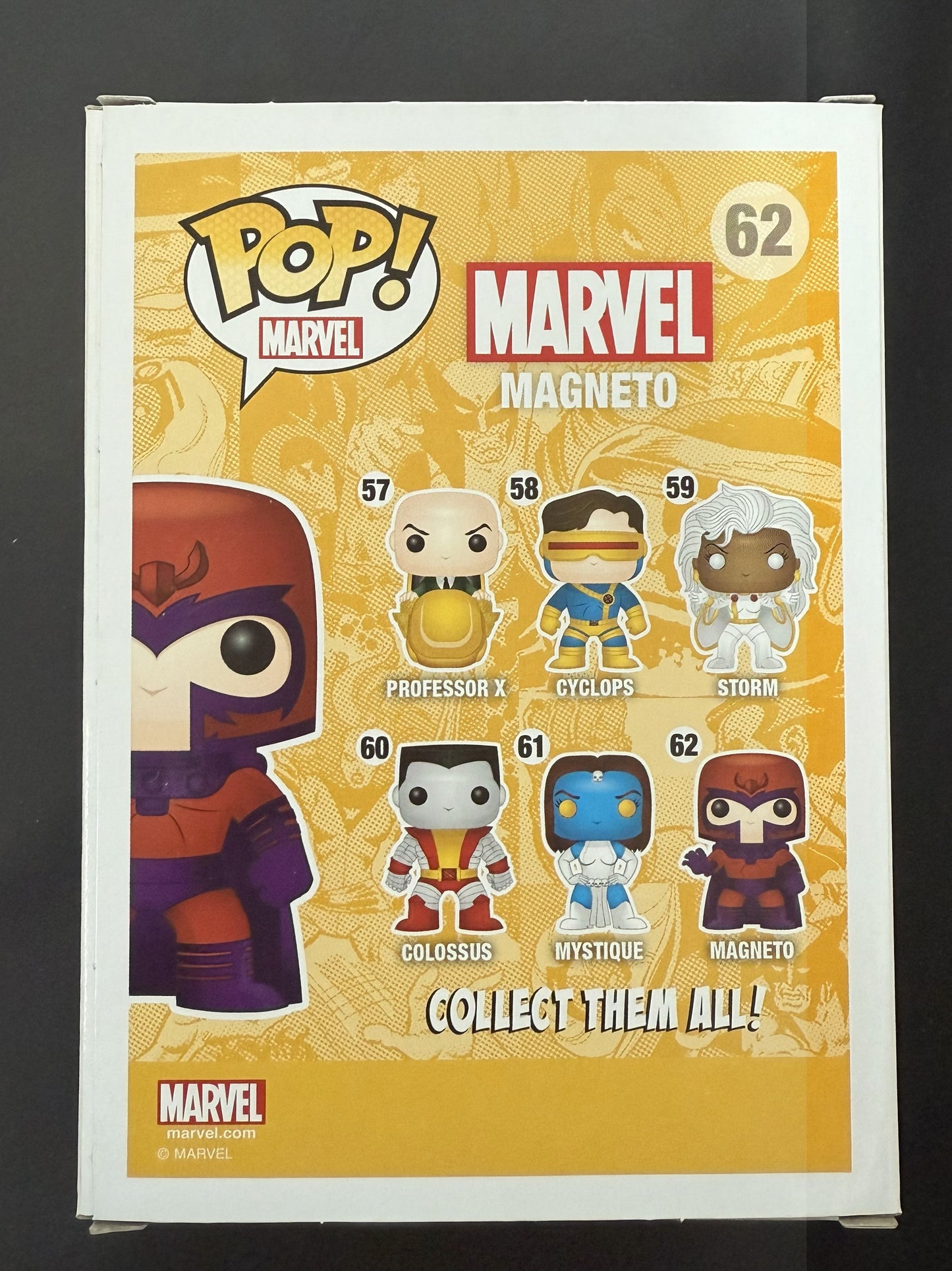 Ian McKellen signed Marvel X-Men Magneto Funko Pop! #62 (B)