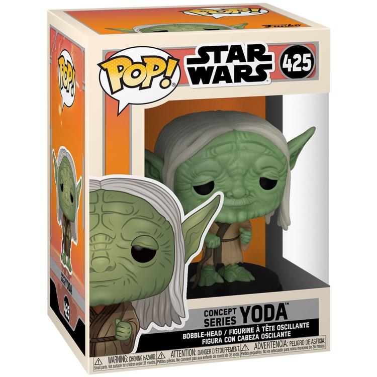 Deep Roy Signed STAR WARS Concept Series Yoda Funko Pop! #425 (Pre-Order)