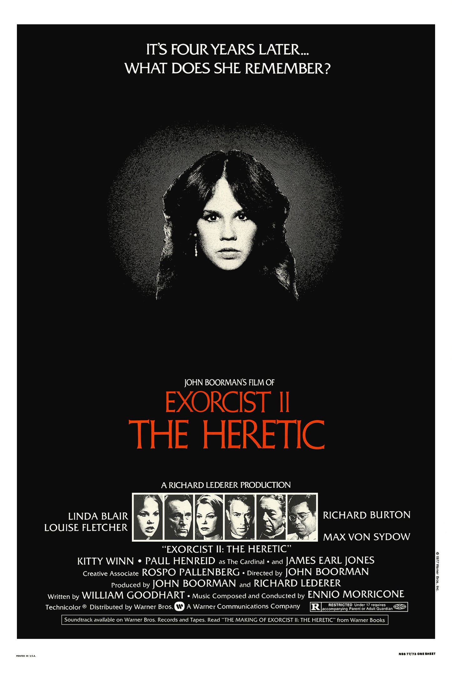 Linda Blair Signed The Exorcist II: The Heretic Poster Image (8x10, 11x17) Pre-Order