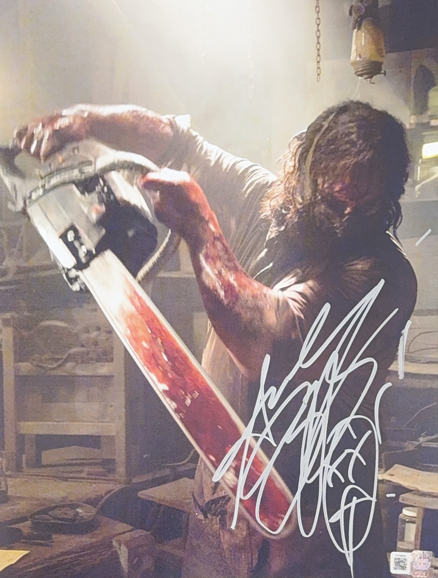 Andrew Bryniarski signed 11x14 The Texas Chainsaw Massacre The Beginning photo 1B