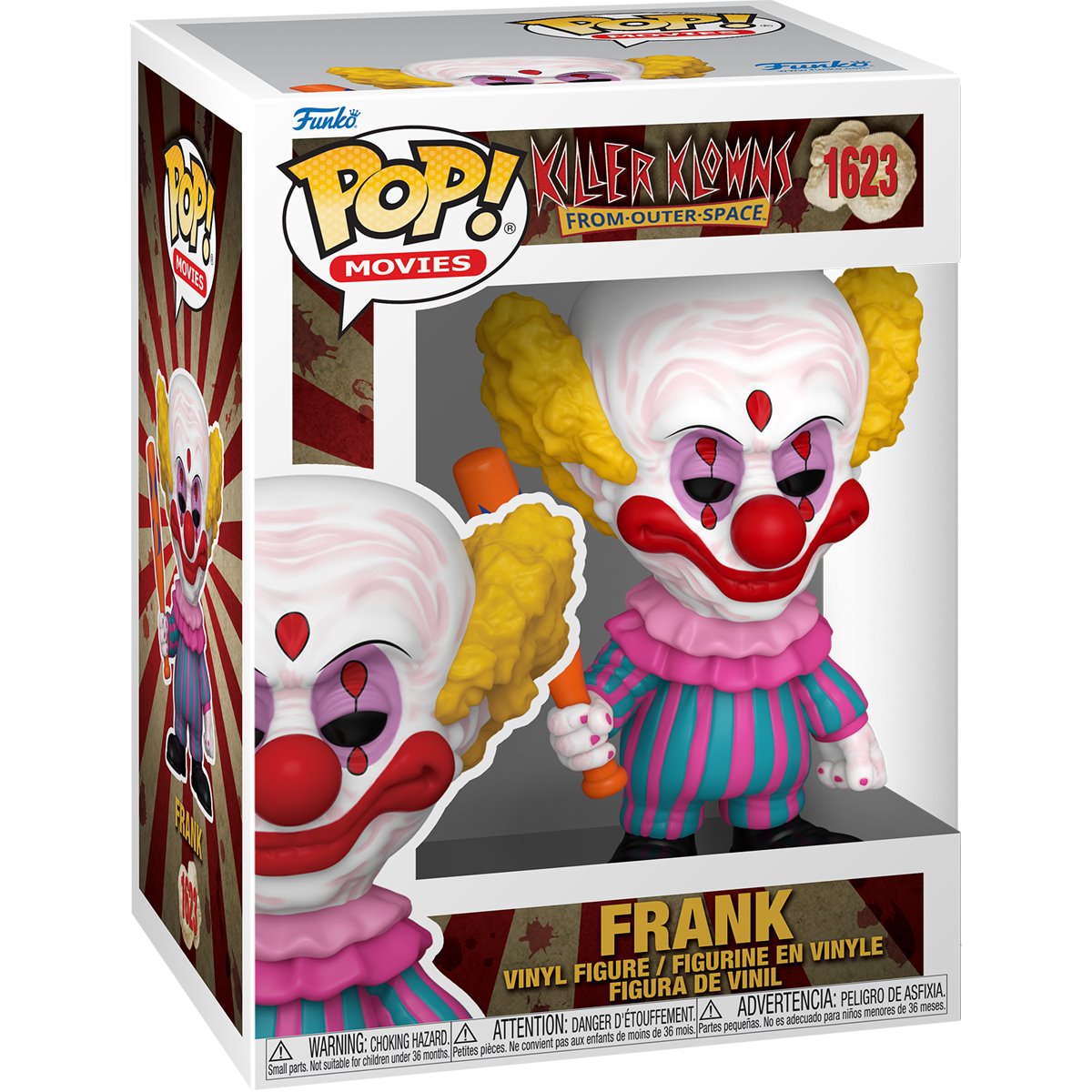 The Chiodo Brothers triple signed Killer Klowns from outer space Frank Funko Pop! #1623