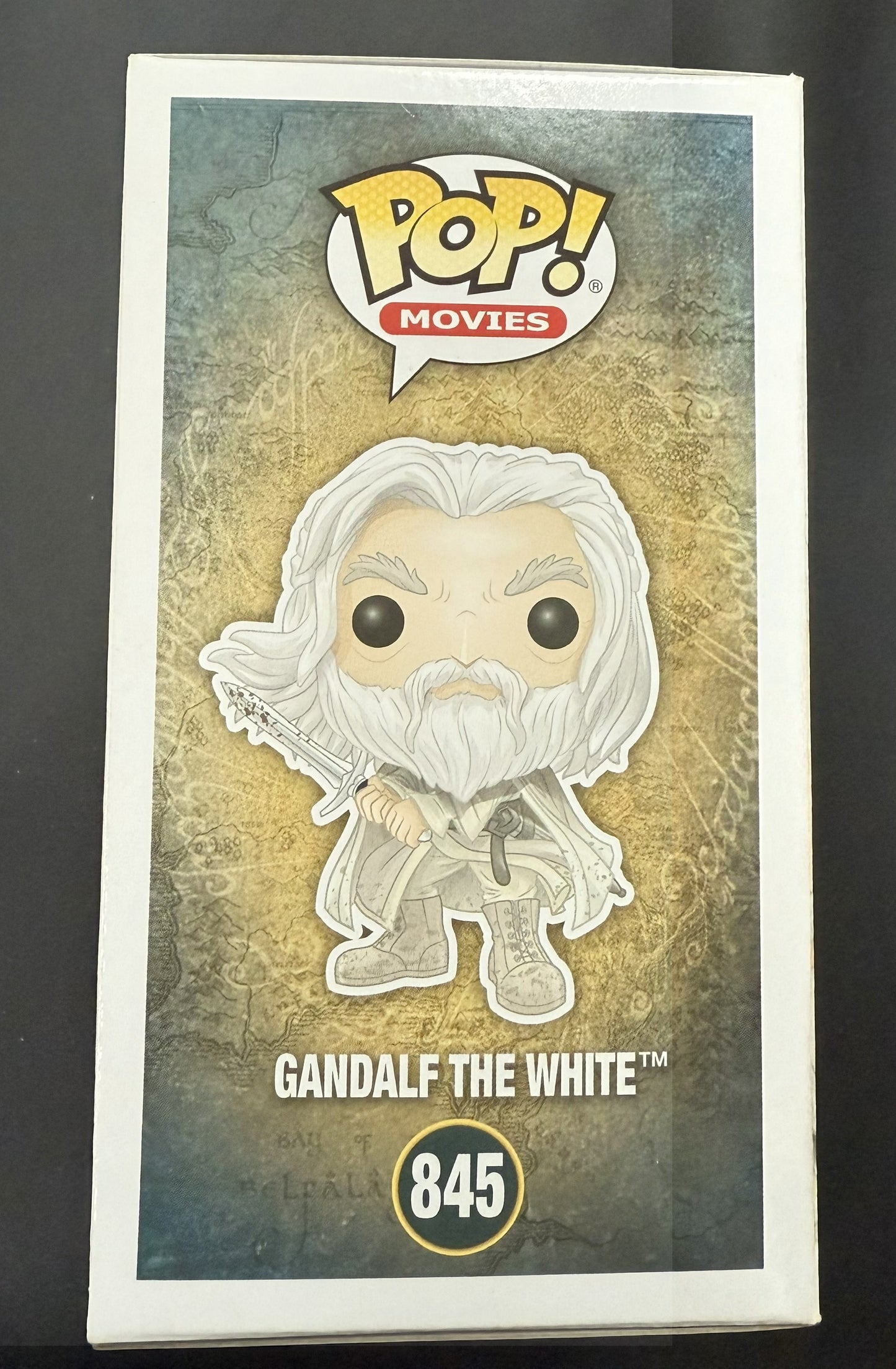 Ian McKellen signed LOTR Hot Topic Exclusive Gandalf The White Funko Pop! #845