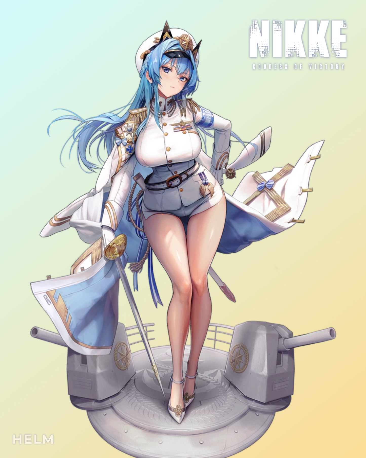 Kaitlyn Robrock Signed Goddess of Victory: NIKKE Helm Image (8x10 or 11x14) โ Pre-Order