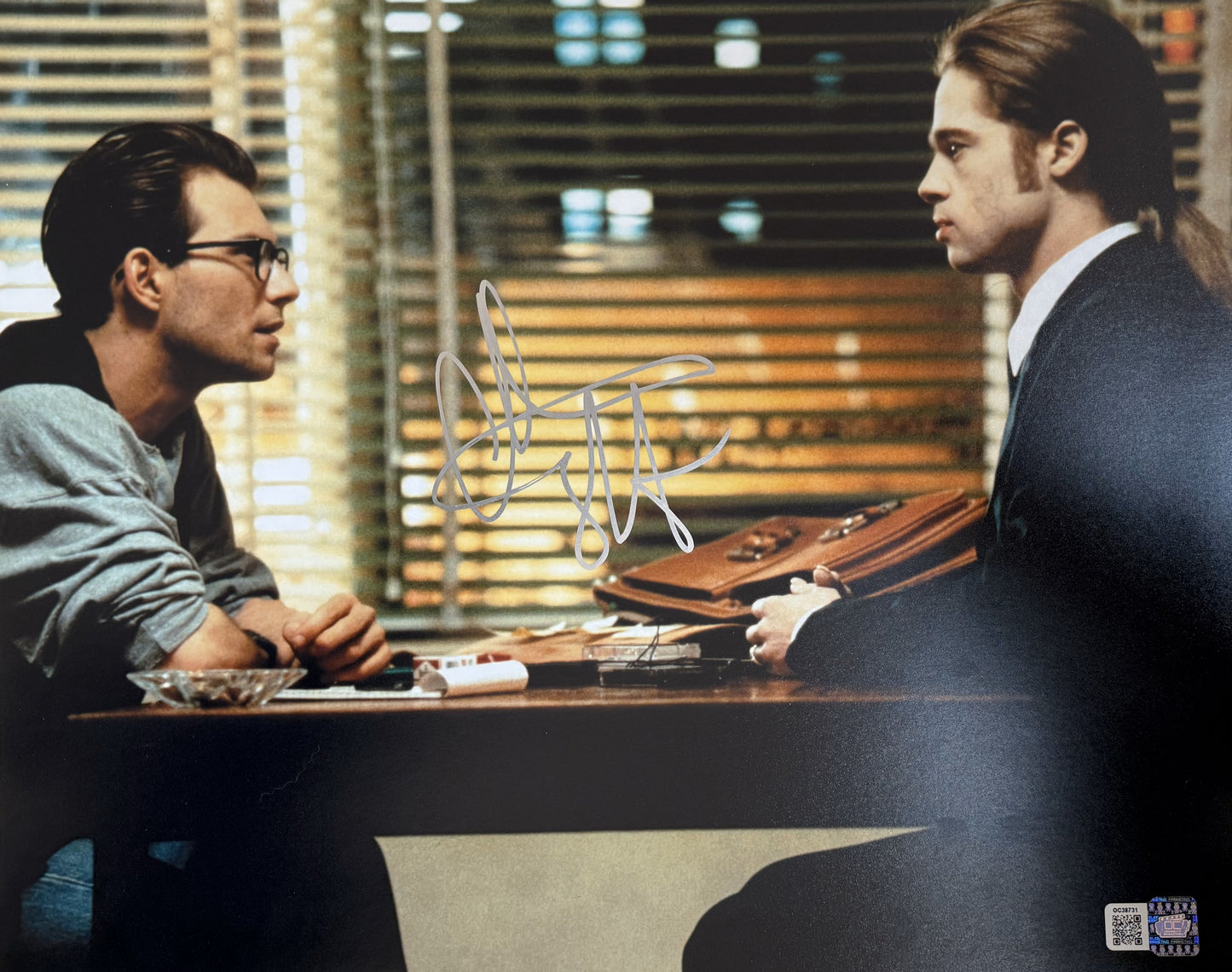 Christian Slater signed 11x14 Interview with a Vampire photo