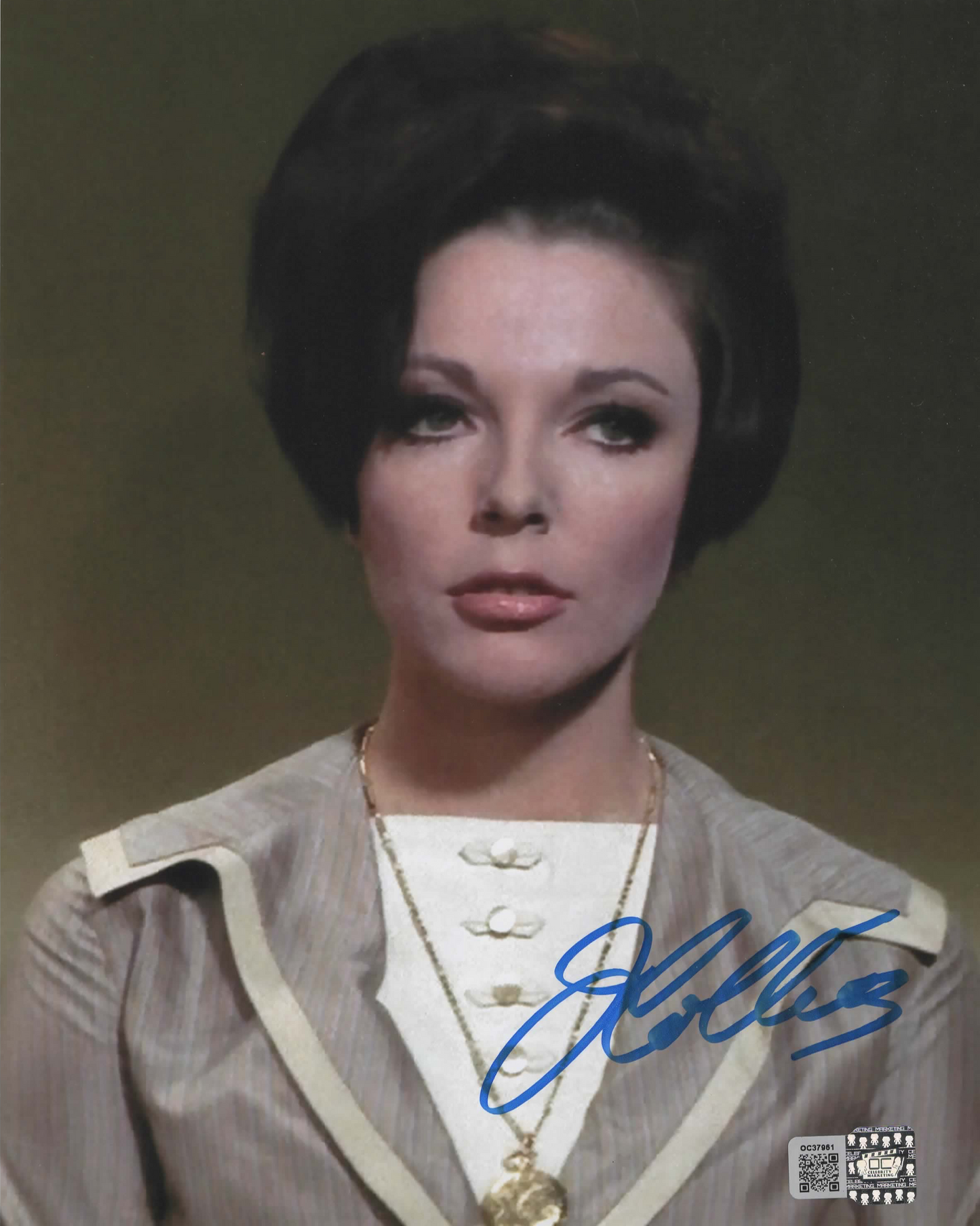 Joan Collins signed 8x10 Star Trek: The Original Series photo 1C