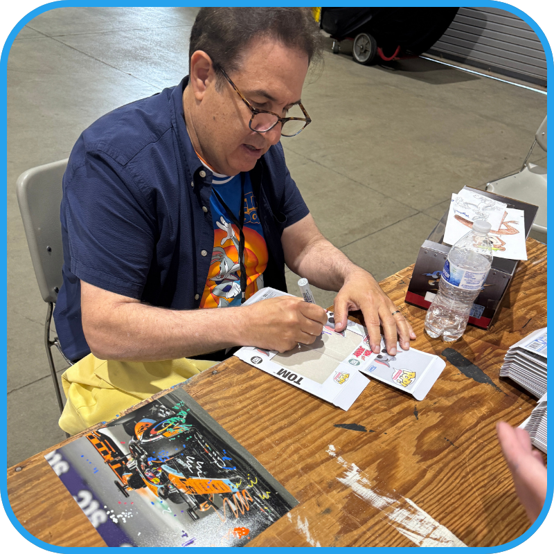 Jeff Bergman signed Tom and Jerry Jerry Funko Pop! 1658 Blue