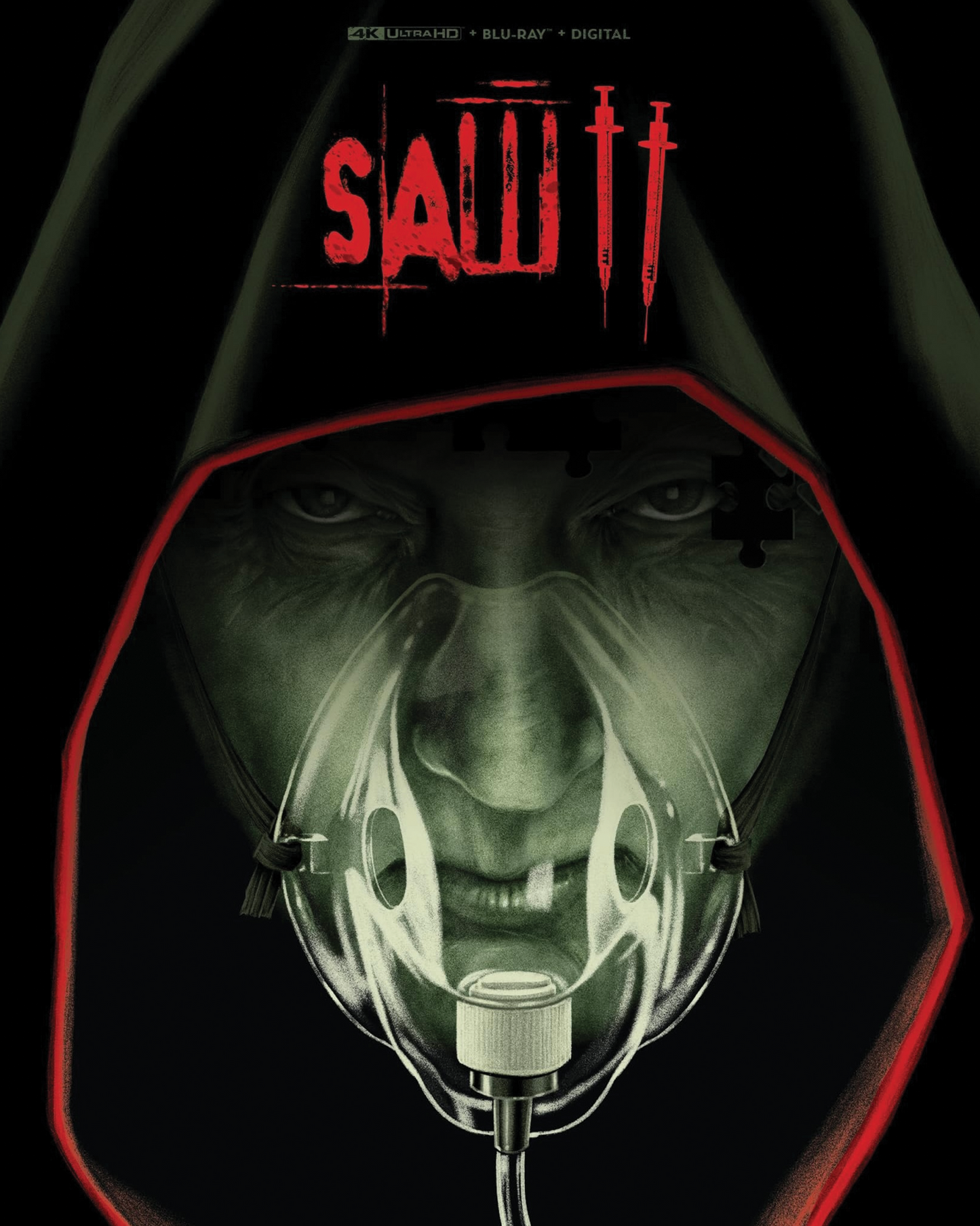 Tobin Bell Signed Jigsaw Breathing Mask Close-Up Photo (8x10) Pre-Order