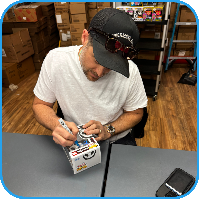 Jon Abrahams signed Ghost Face Funko Pop! 2002