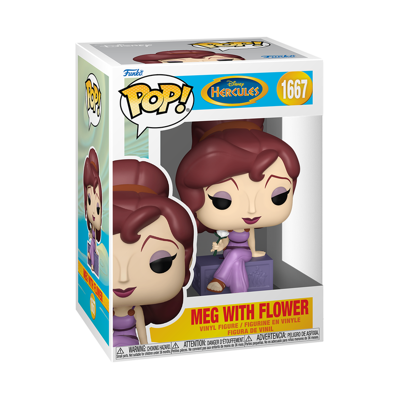 Susan Egan signed Disney Hercules Meg with Flower Funko Pop! #1667 (Pre-Order)