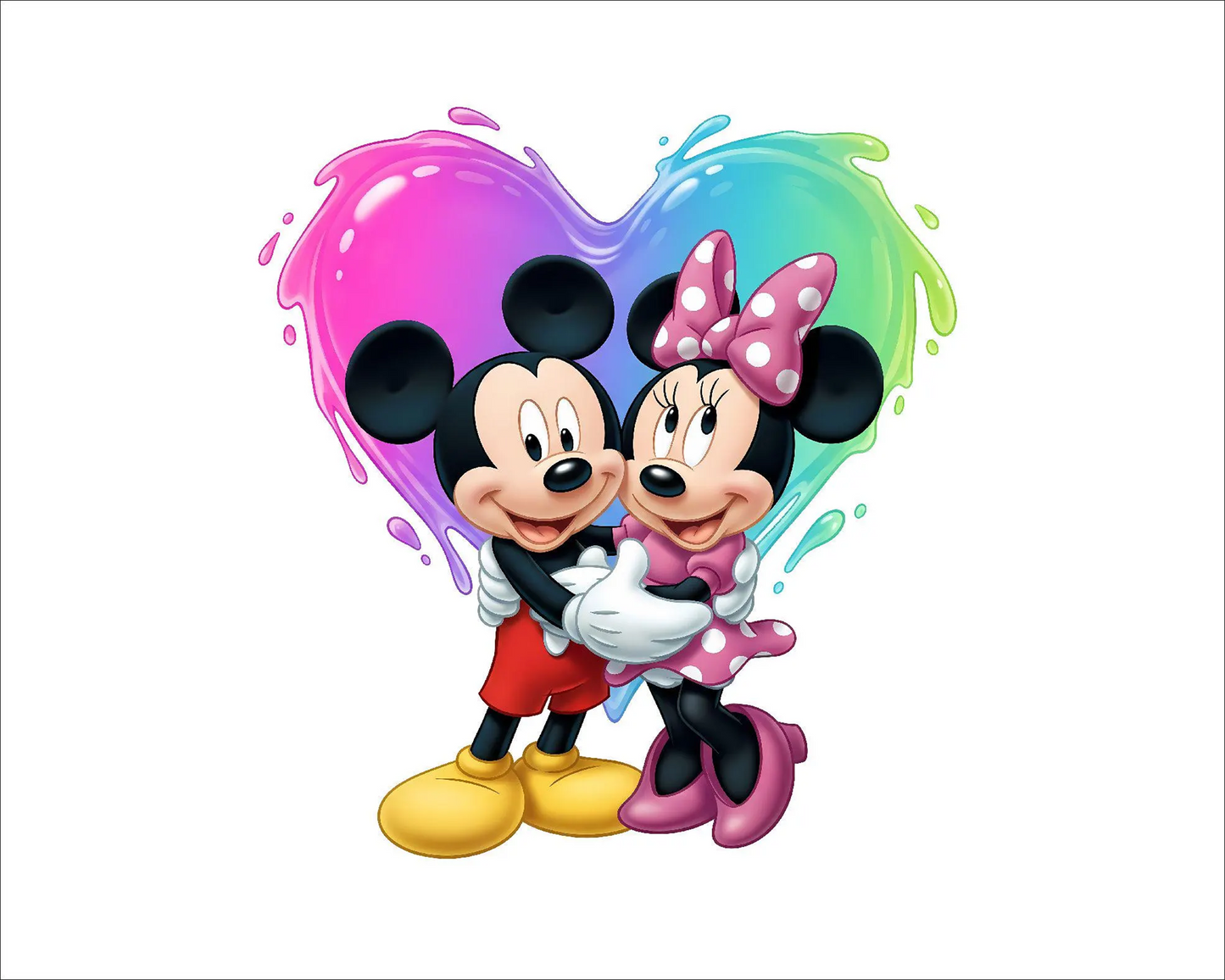 Kaitlyn Robrock Signed Mickey & Minnie Heart Image (8x10 or 11x14) – Pre-Order