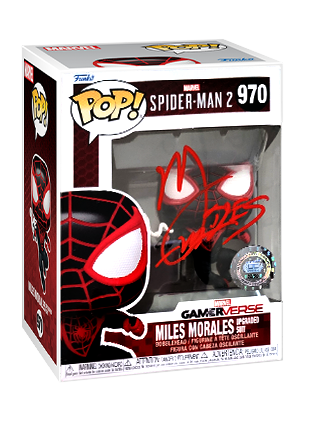 Nadji Jeter & Tony Todd Signature Series: Miles Morales & Venom Spider-Man 2 Funko Pop! Pair (#/50)