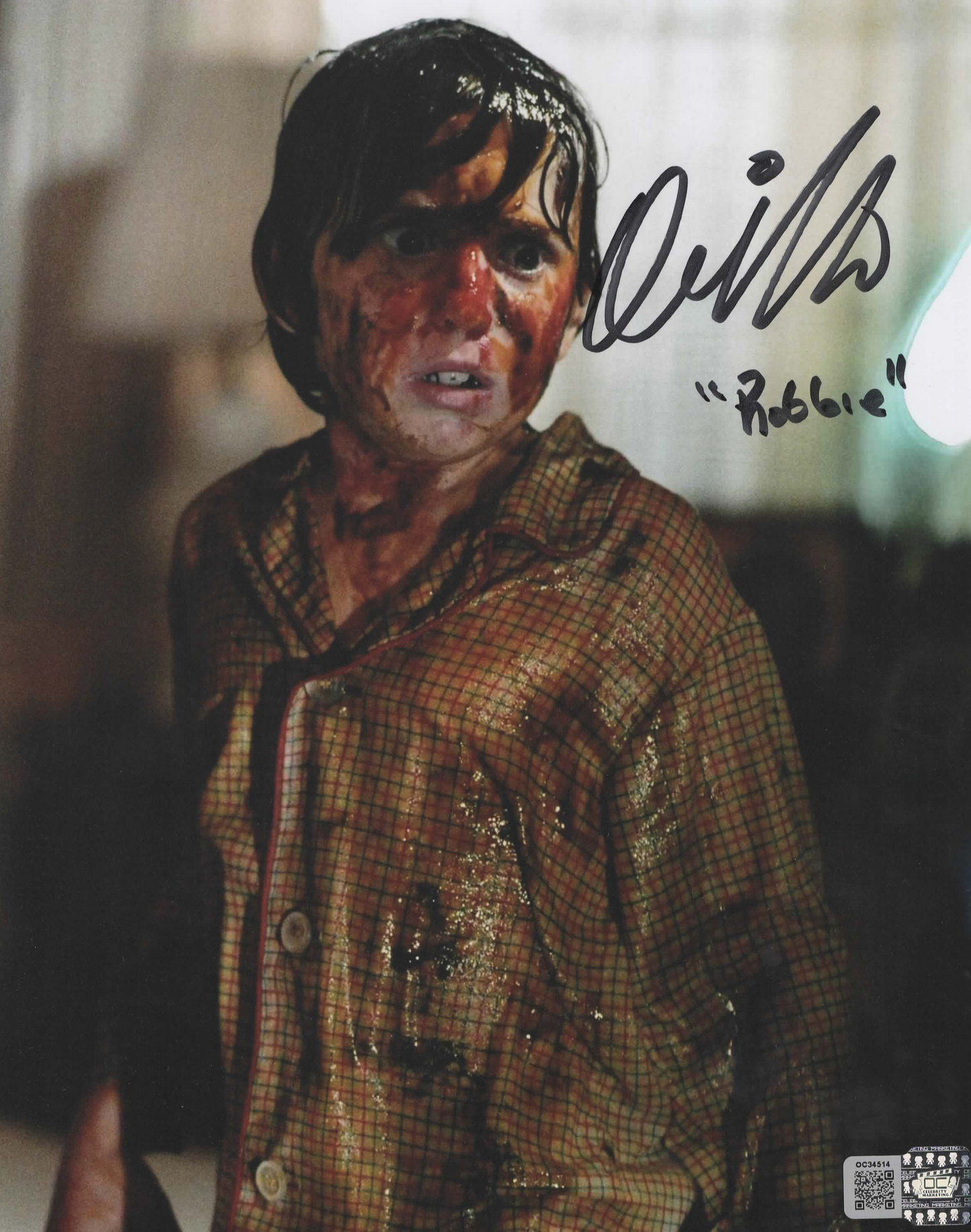 Oliver Robins signed 8x10 Poltergeist photo