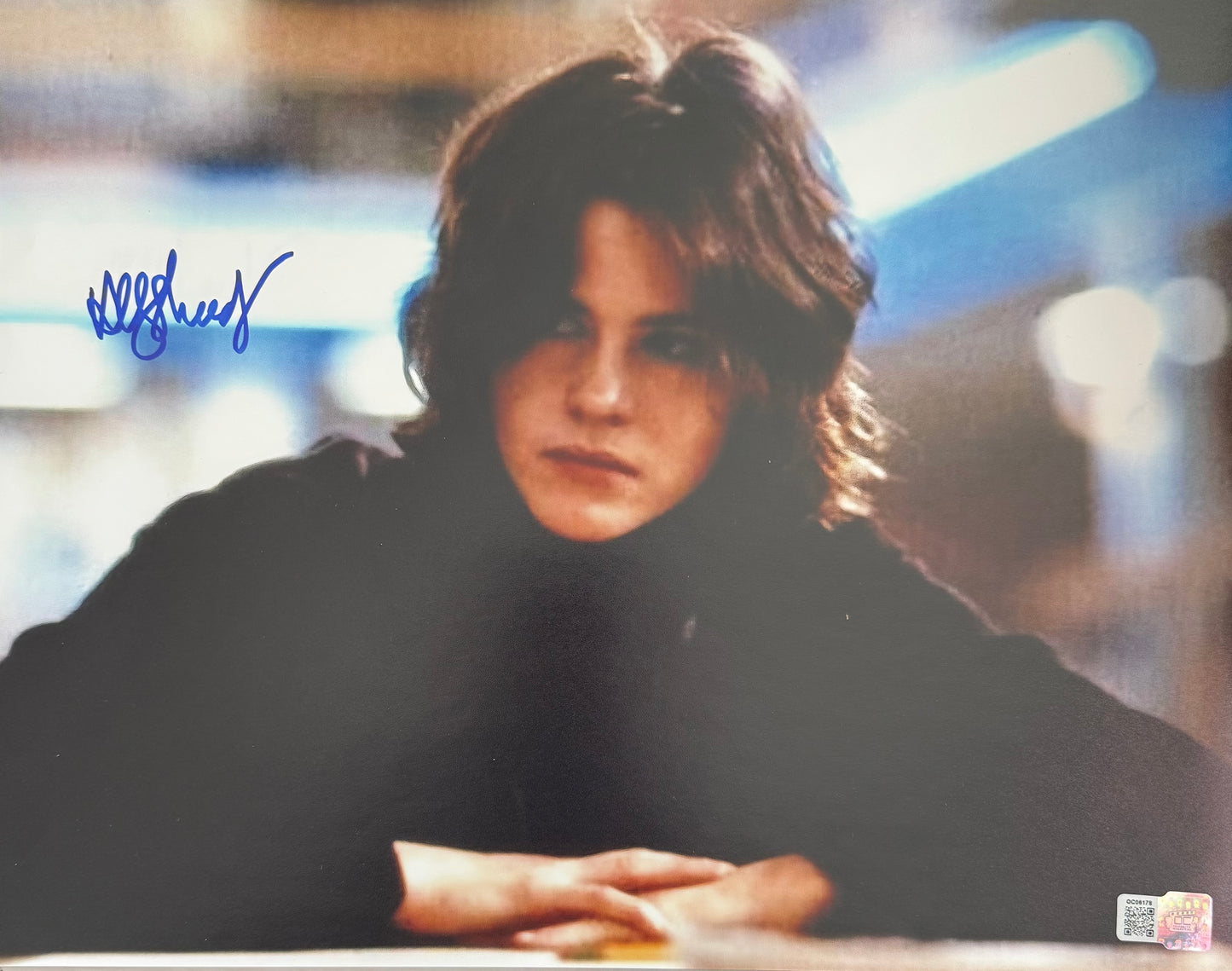 Ally Sheedy signed 11x14 Breakfast Club Photo