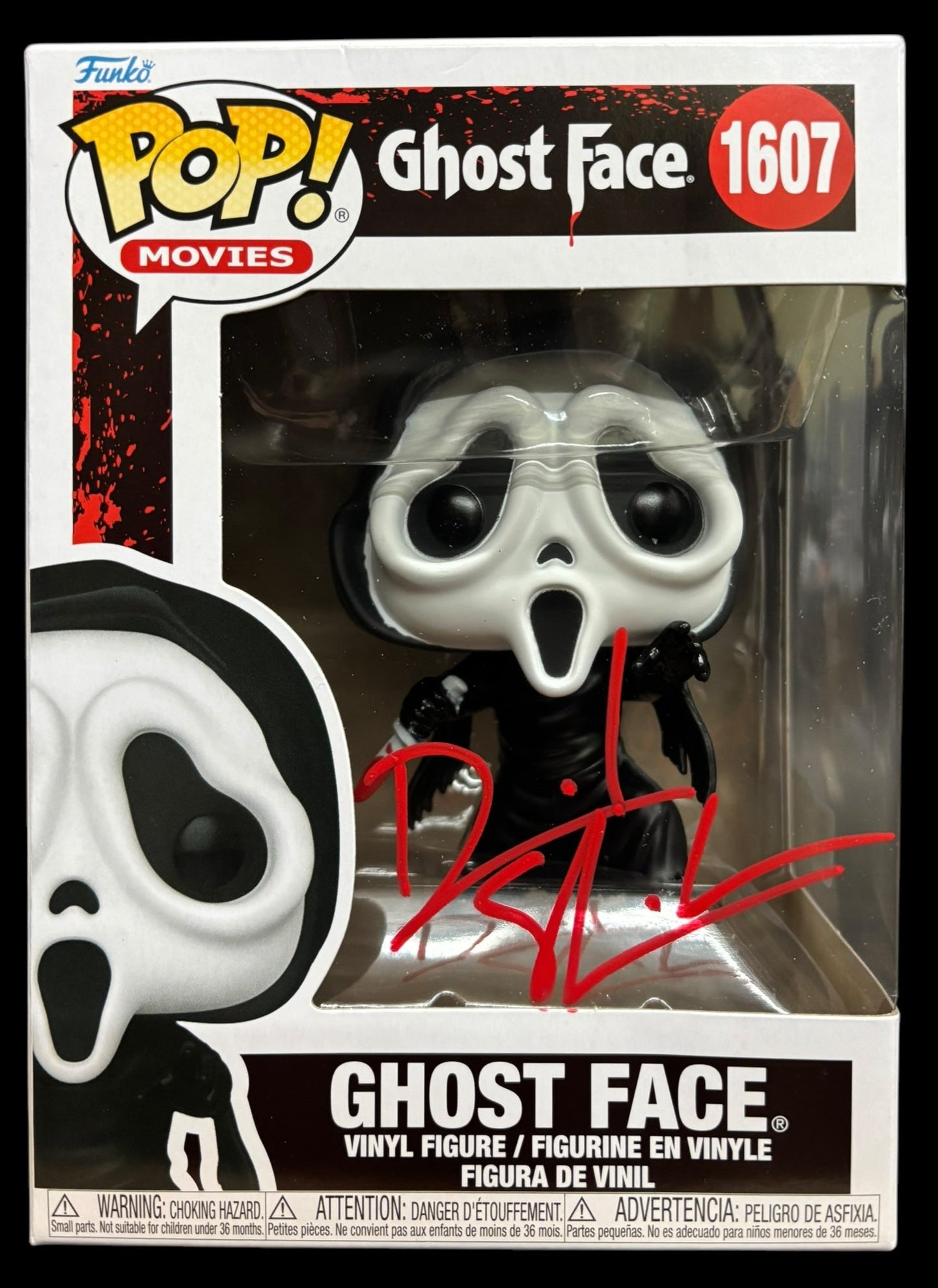 Dave Sheridan signed Ghost Face Funko Pop! (Red)