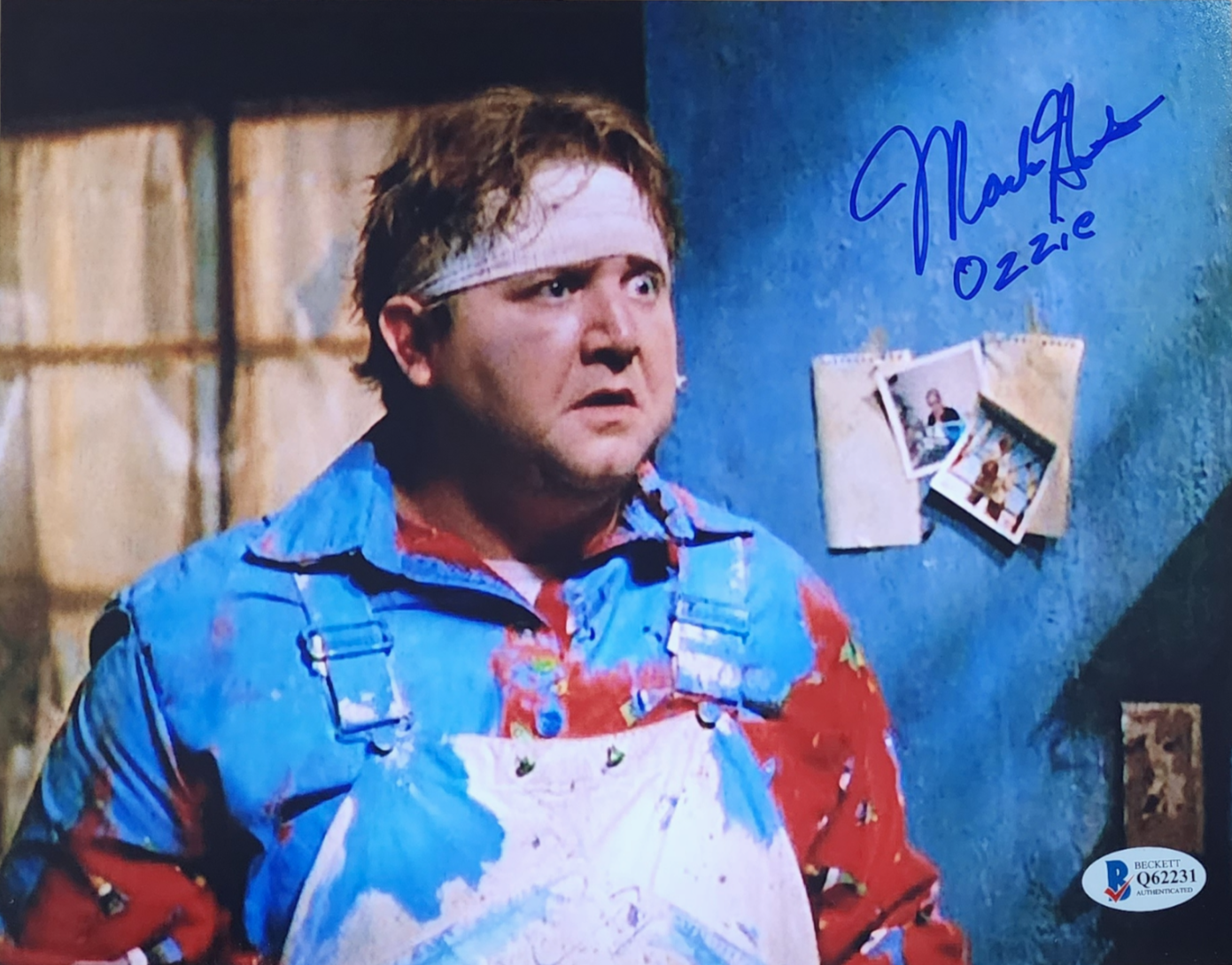 Mark Holton signed Leprechaun Ozzie photo autographed Beckett COA