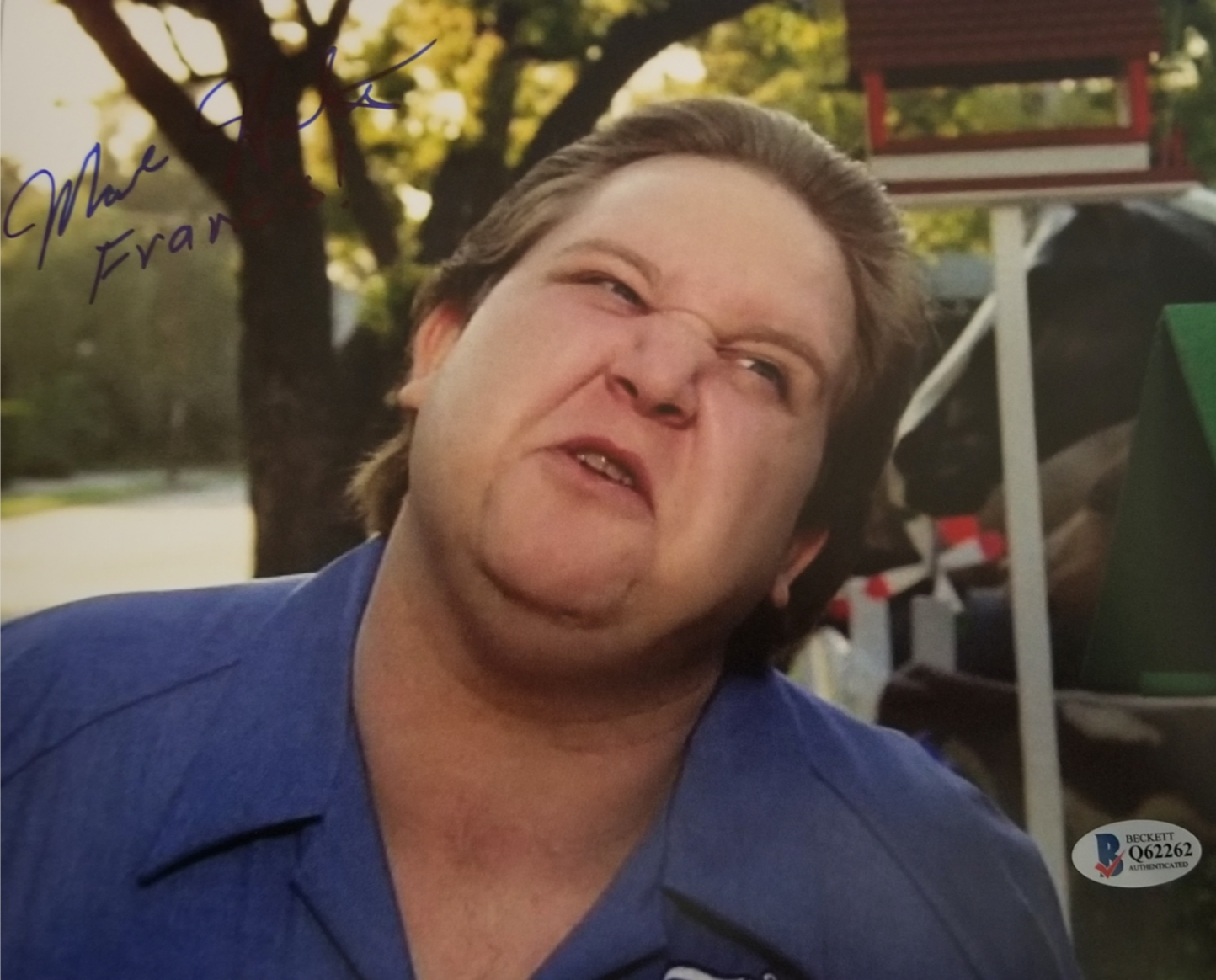 Mark Holton signed Pee-wee's Big Adventure Francis photo autographed BAS COA