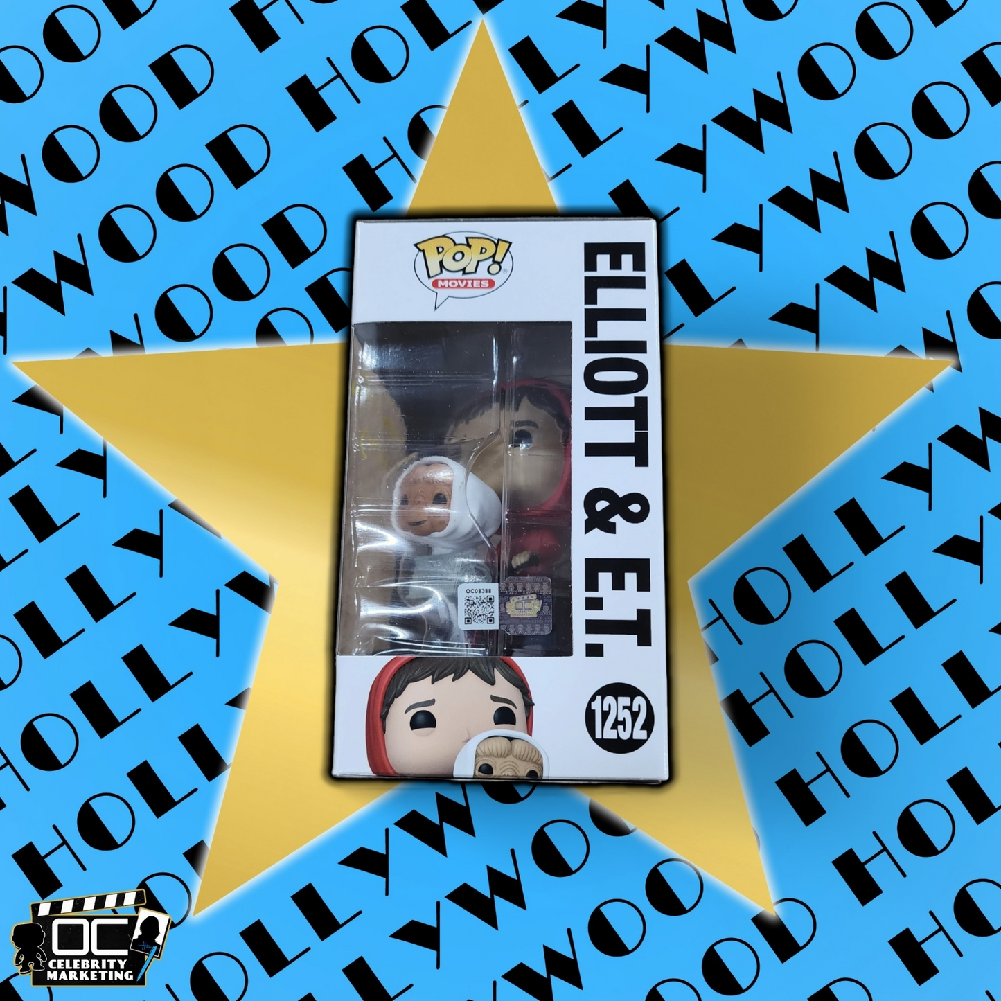 Matt De Meritt signed Elliott & E.T. Funko #1252 autograph QR code OCCM-Green