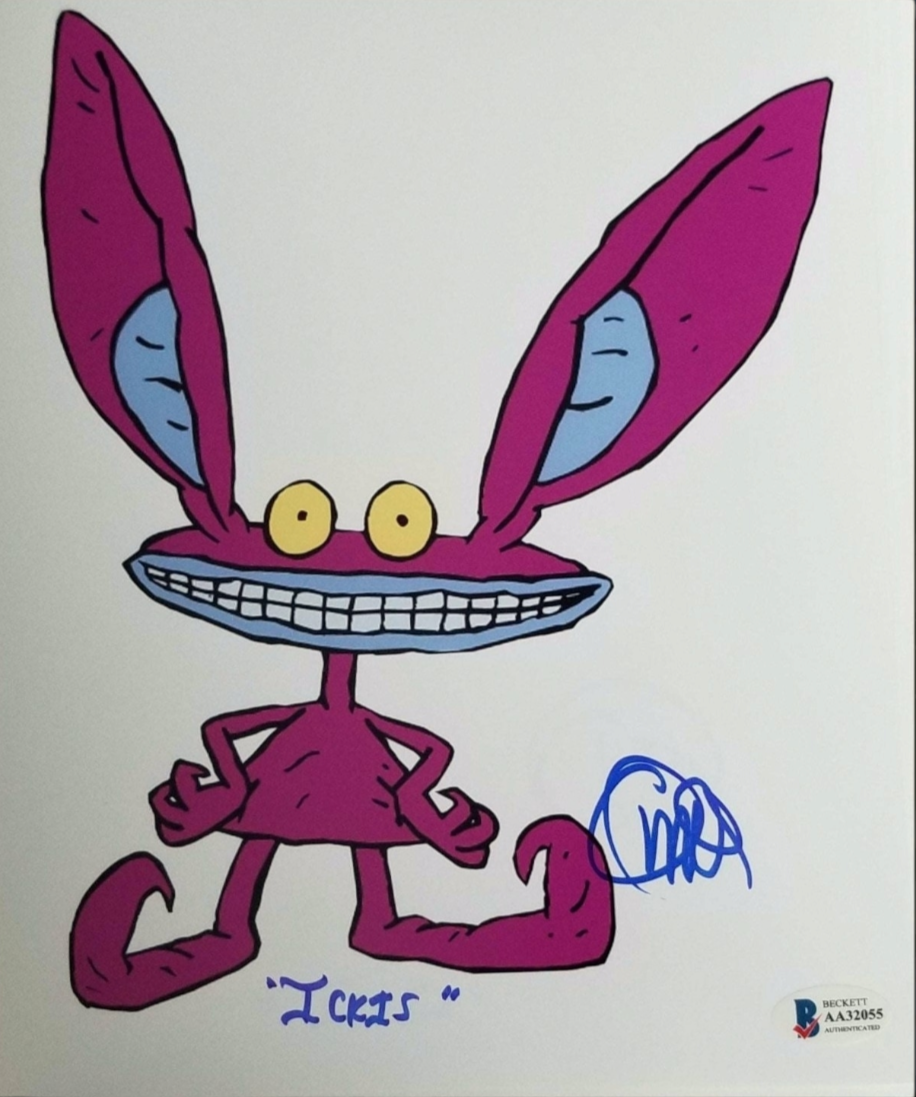 Charlie Adler signed 8x10 Ickis Aaahh!!! Real Monsters Photo autograph BAS COA-B
