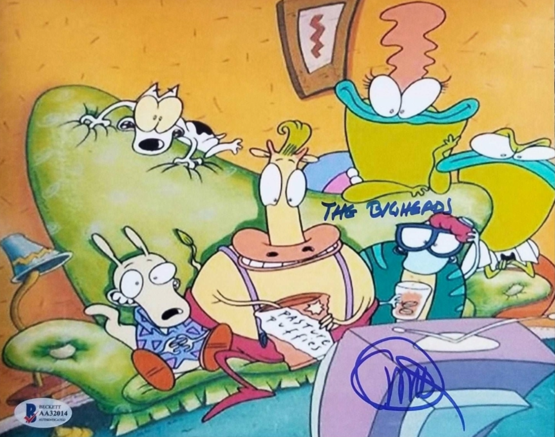 Charlie Adler signed 8x10 Nickelodeon's Rocko's Modern Life Photo auto BAS COA-B