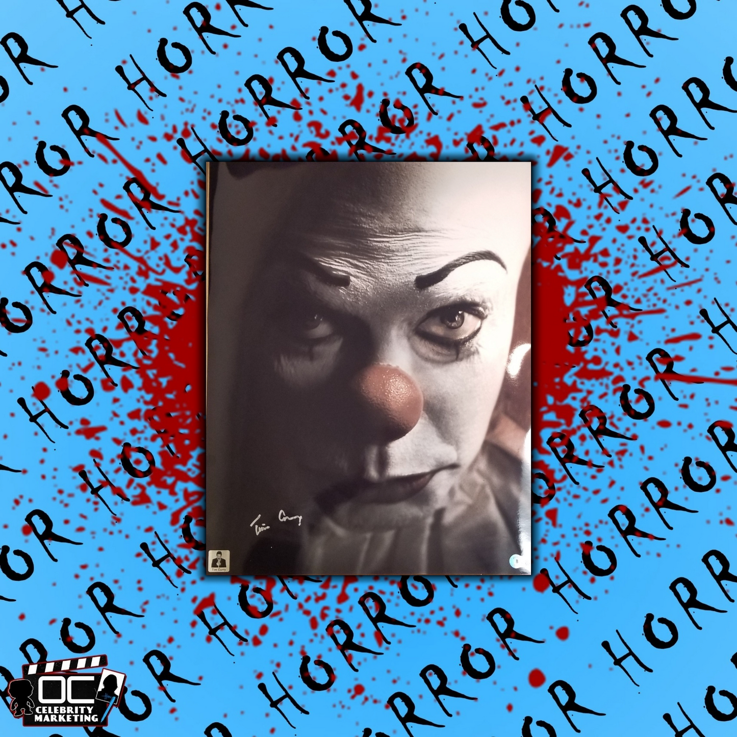 Tim Curry signed 16x20 glossy IT the movie photo Image #4 Beckett Authenticated with Tim Curry's Official COA