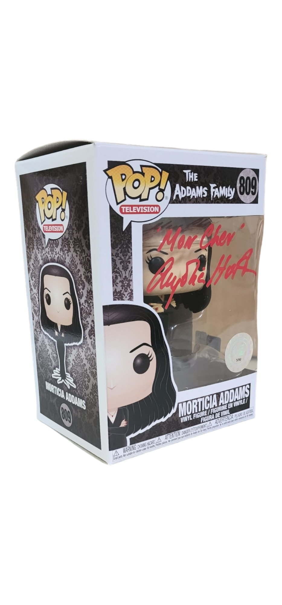 Anjelica Huston: Signature Series The Addams Family Morticia Addams Funko #809 (#/50)