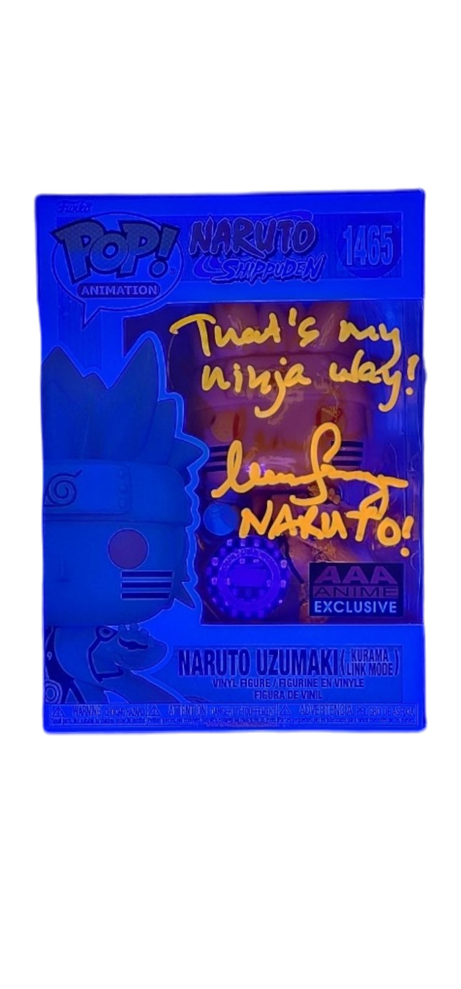 Maile Flanagan Signature Series: Naruto Shippuden Naruto Uzumaki Funko (#/25)