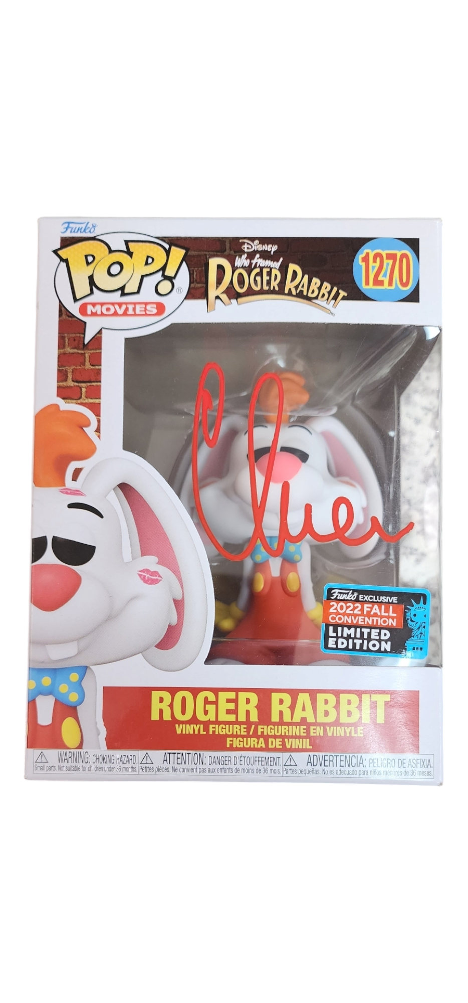 Charles Fliescher Signature Series: Roger Rabbit Funko Pop! (#/50)