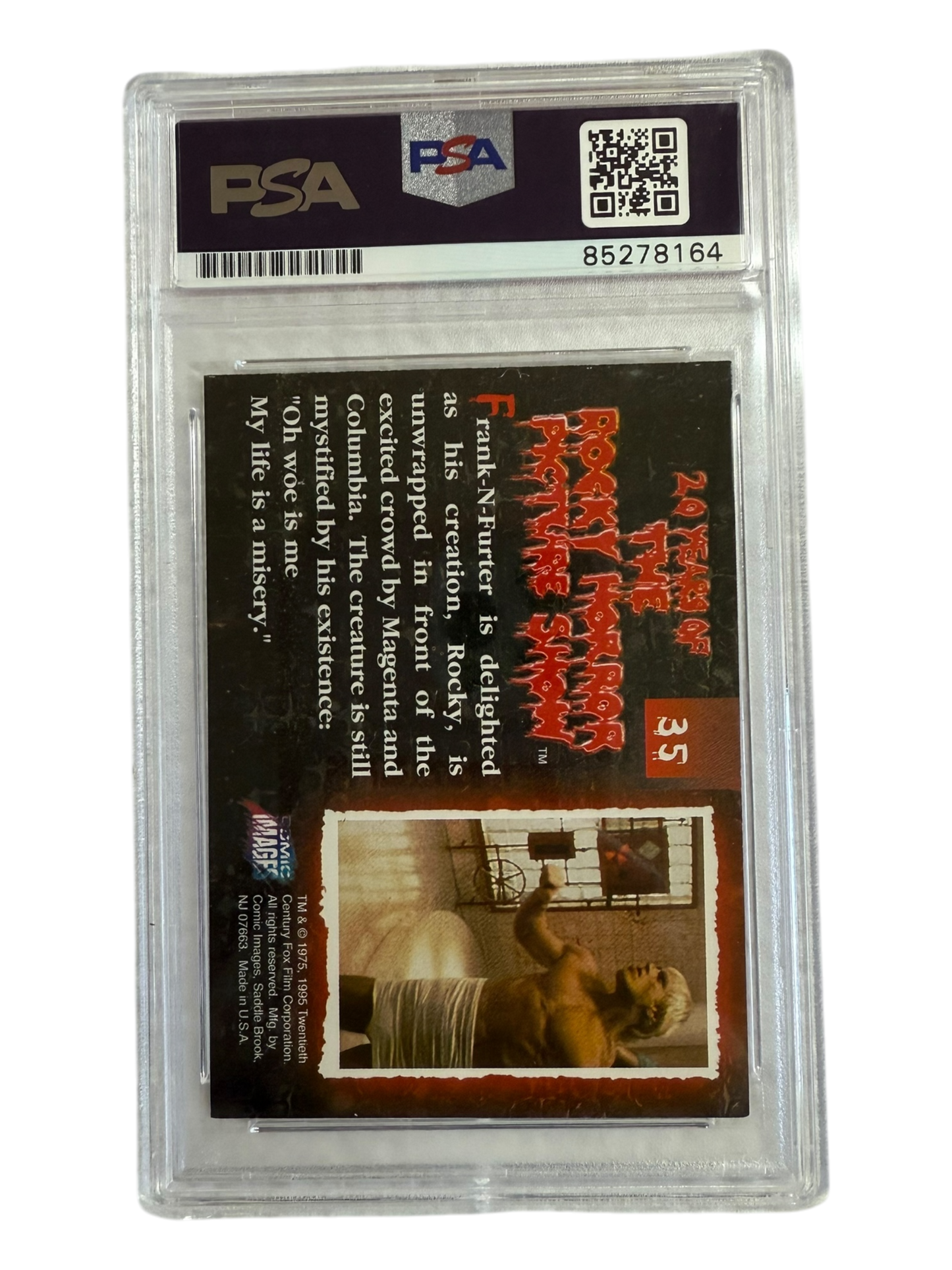 Tim Curry & Susan Sarandon signed RHPS Trading Card PSA/DNA Encap #35 (1)