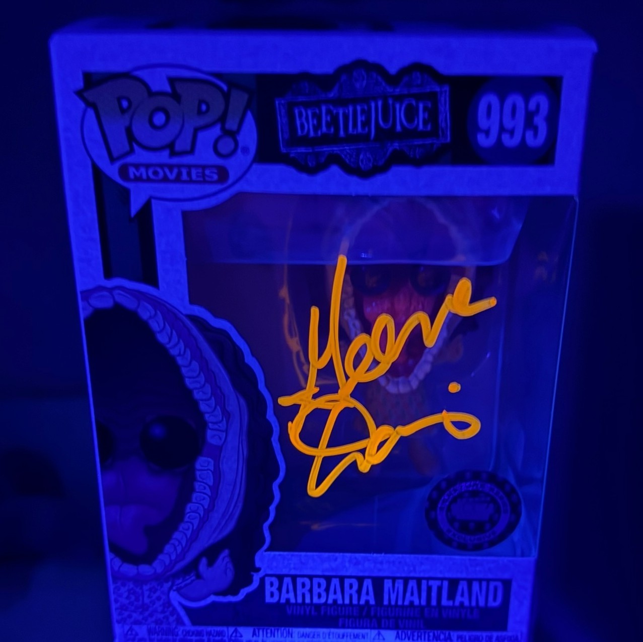 Geena Davis Signature Series: Beetlejuice Barbara Maitland Funko Pop! #993 (#/50)