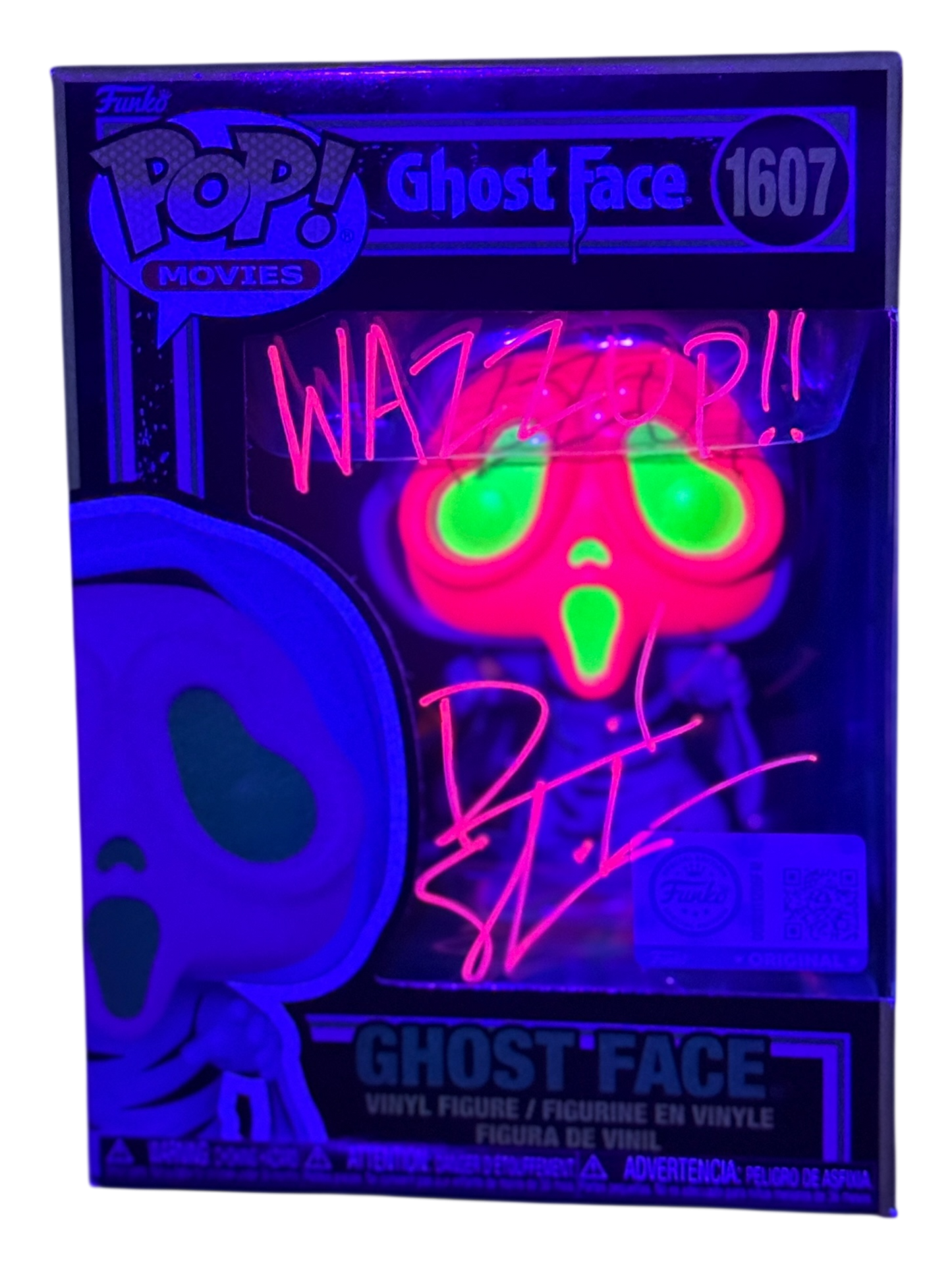 Dave Sheridan: Funko Special Edition Blacklight Ghost Face Funko Pop! #1607 (#/25)