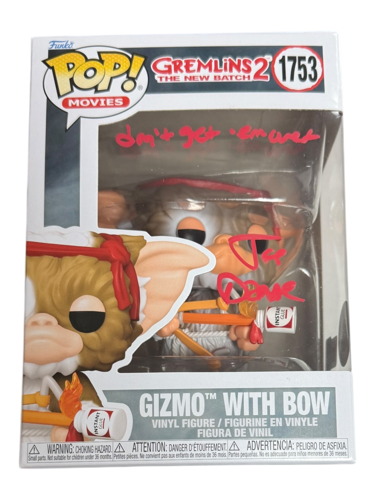 Joe Dante: Gremlins 2 The New Batch Gizmo with Bow Funko Pop! #1753 (#/25)