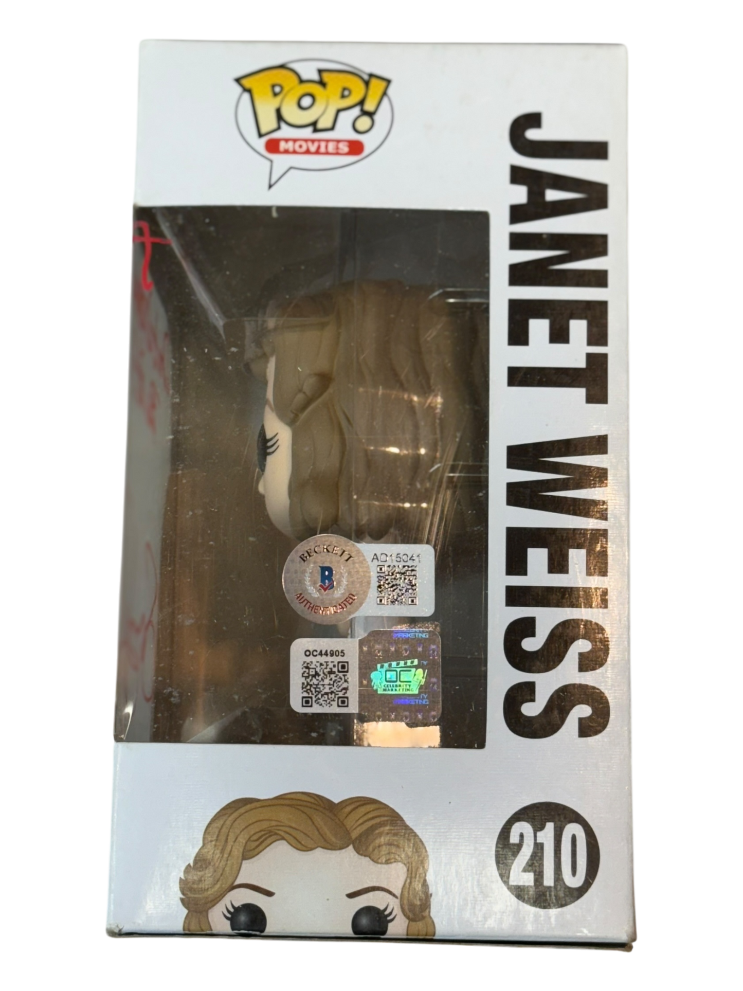 Susan Sarandon autographed Rocky Horror Picture Show Janet Weiss Funko Pop! OCCM QR authenticated (C)