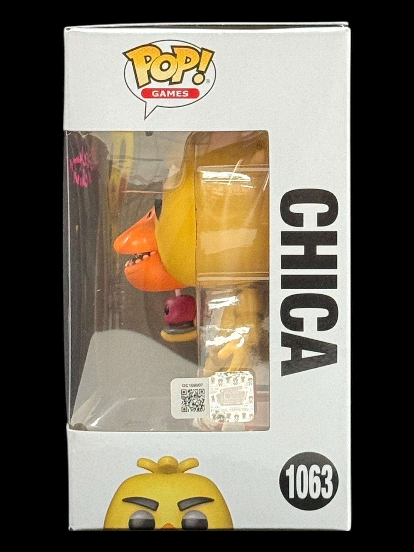 Jess Weiss signed Chica Five Nights at Freddy's Funko Pop! - Pink