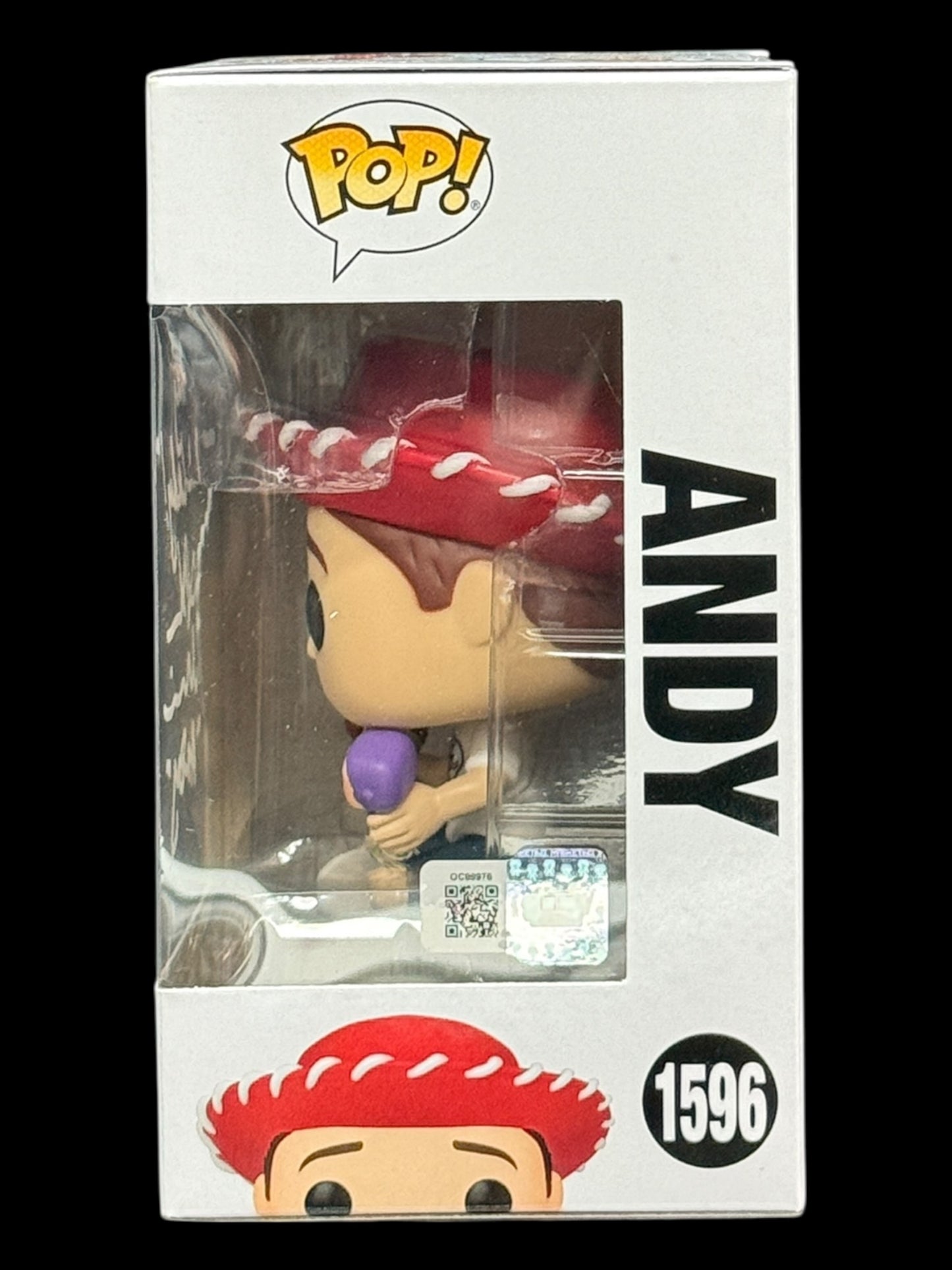John Morris signed Disney Pixar Toy Story 30 Years and Beyond Andy Funko Pop! - "Howdy Little Lady!"