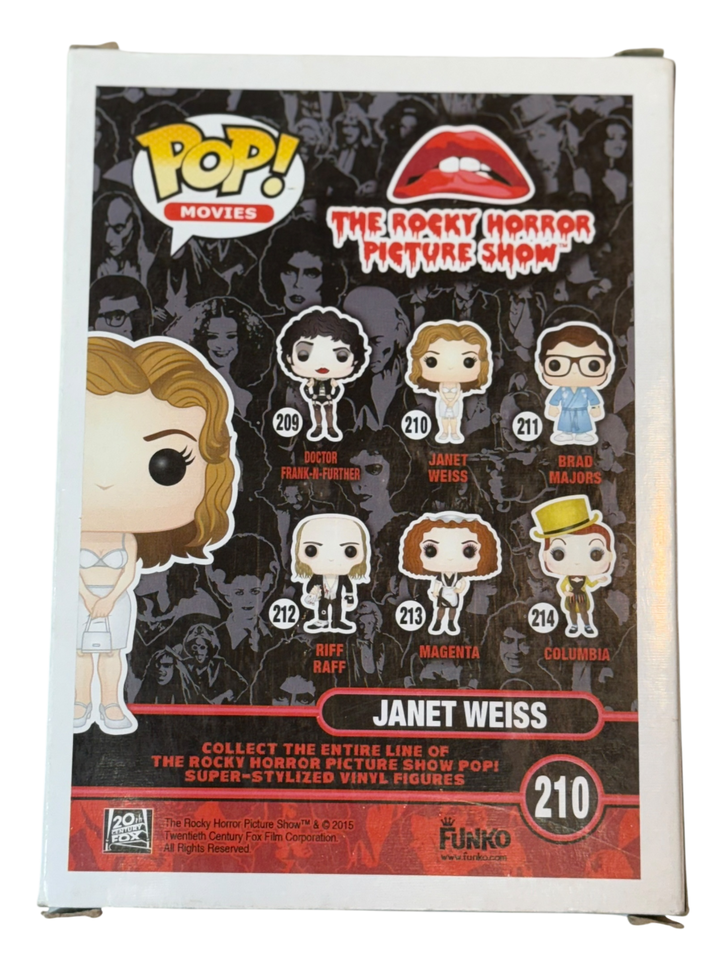 Susan Sarandon autographed Rocky Horror Picture Show Janet Weiss Funko Pop! OCCM QR authenticated (C)