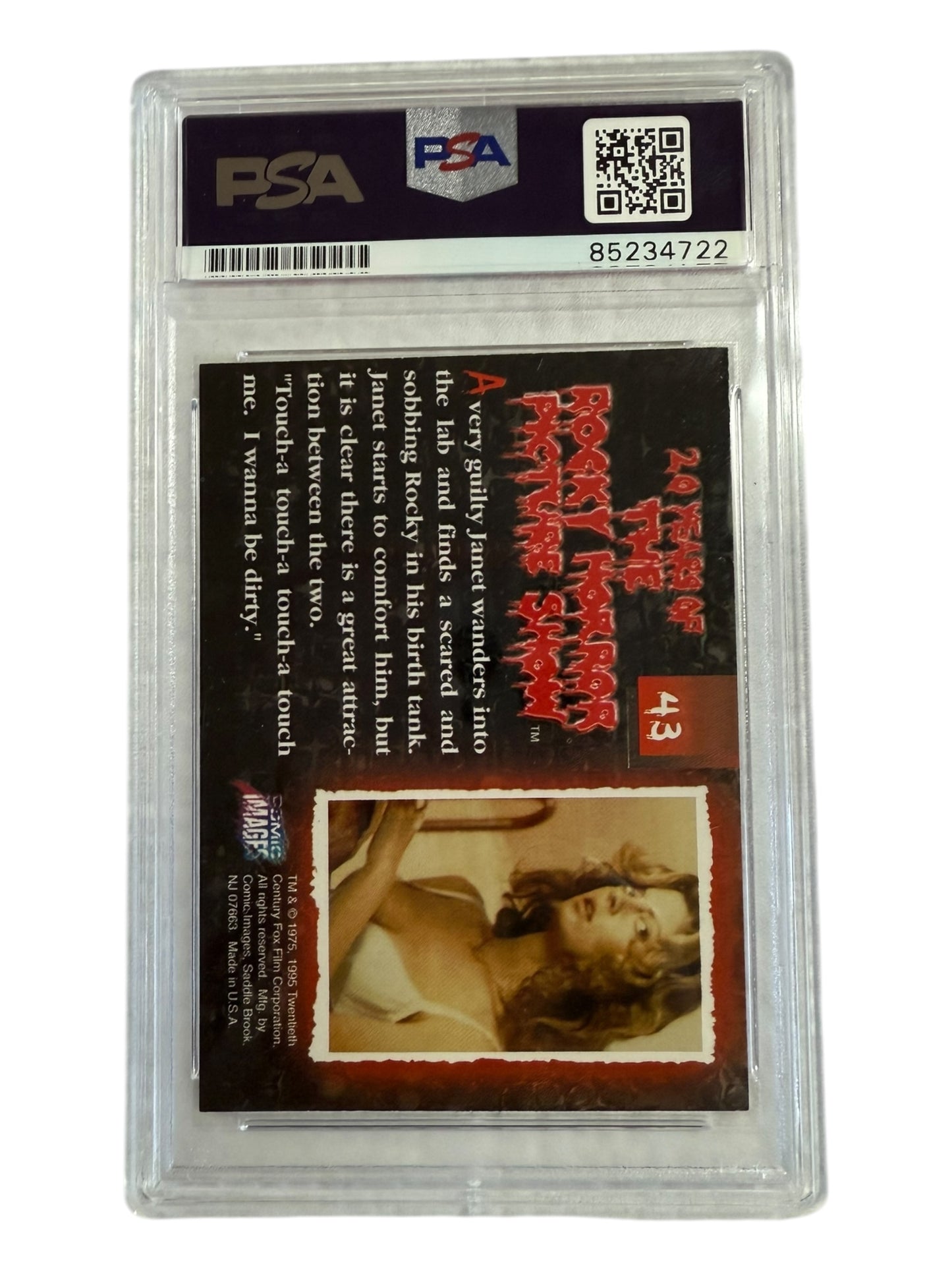 Susan Sarandon signed RHPS Trading Card PSA/DNA Encap #43 (3)