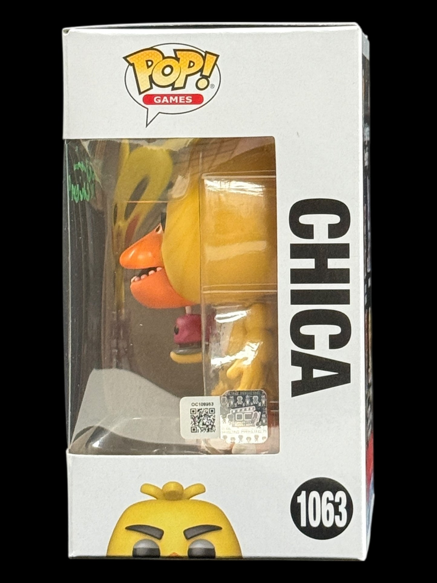 Jess Weiss signed Chica Five Nights at Freddy's Funko Pop! - Green